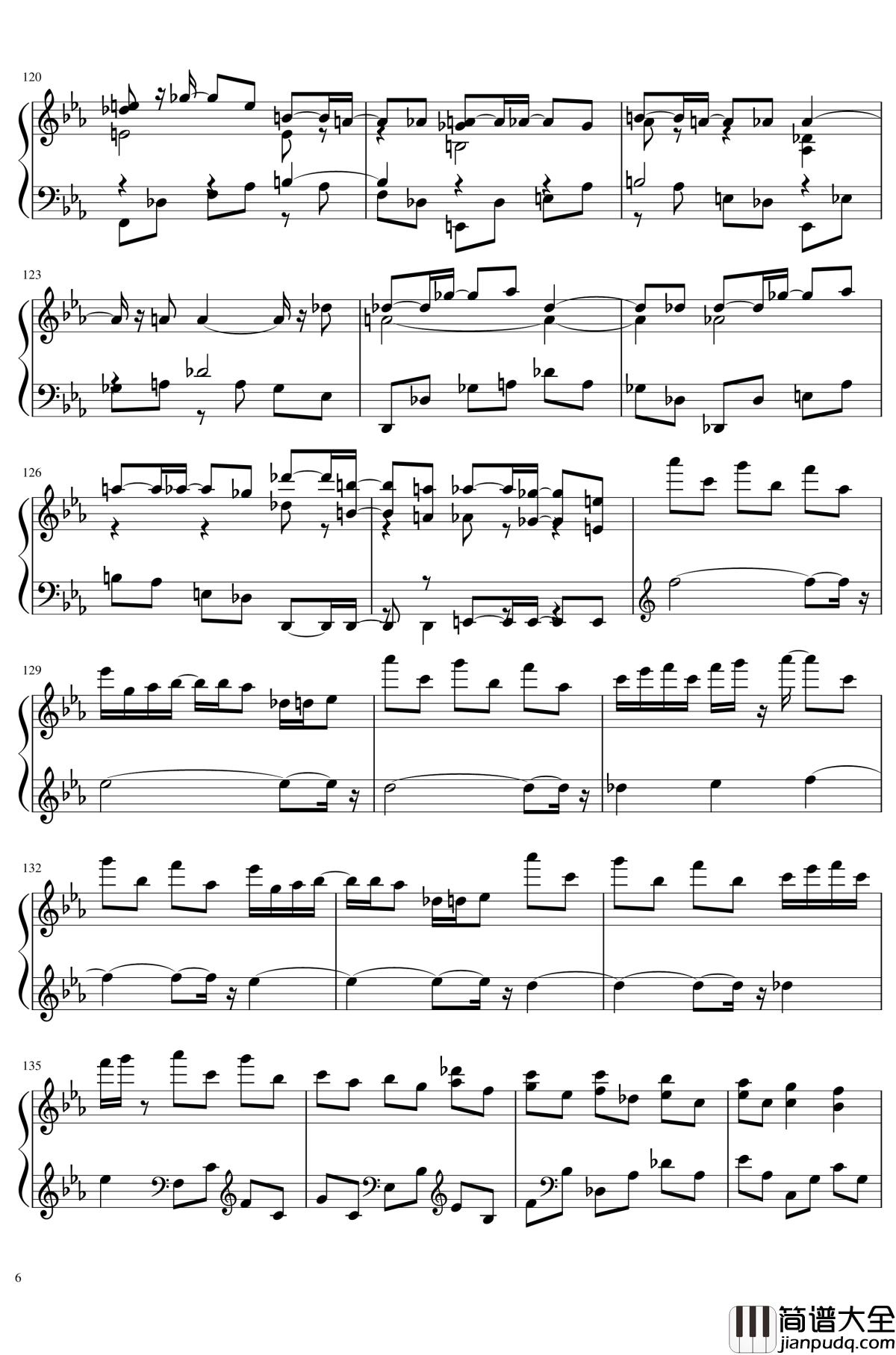 永夜变奏曲钢琴谱_东方project