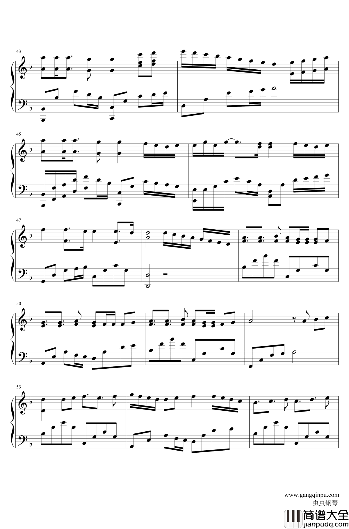 小王子钢琴谱_Serafin