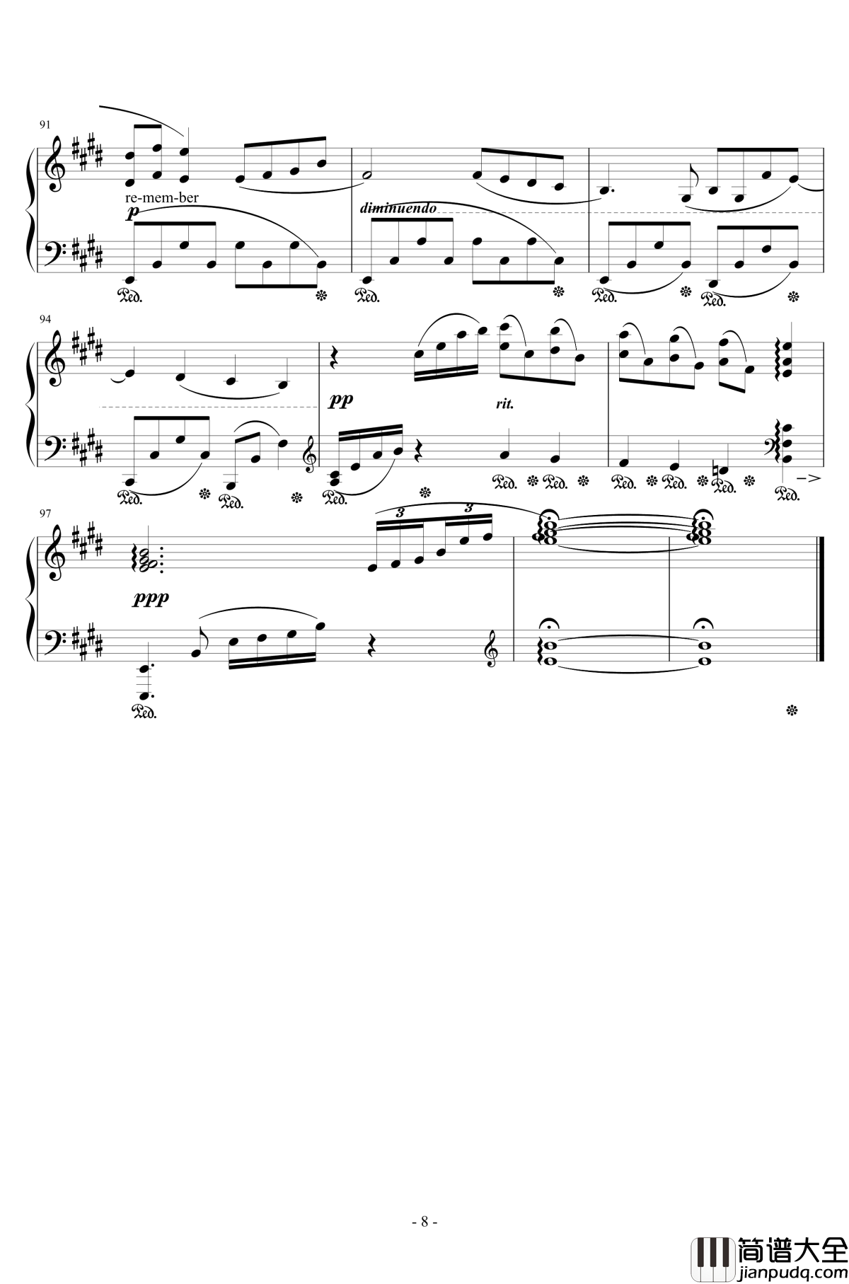 Melodies_of_Life钢琴谱_植松伸夫