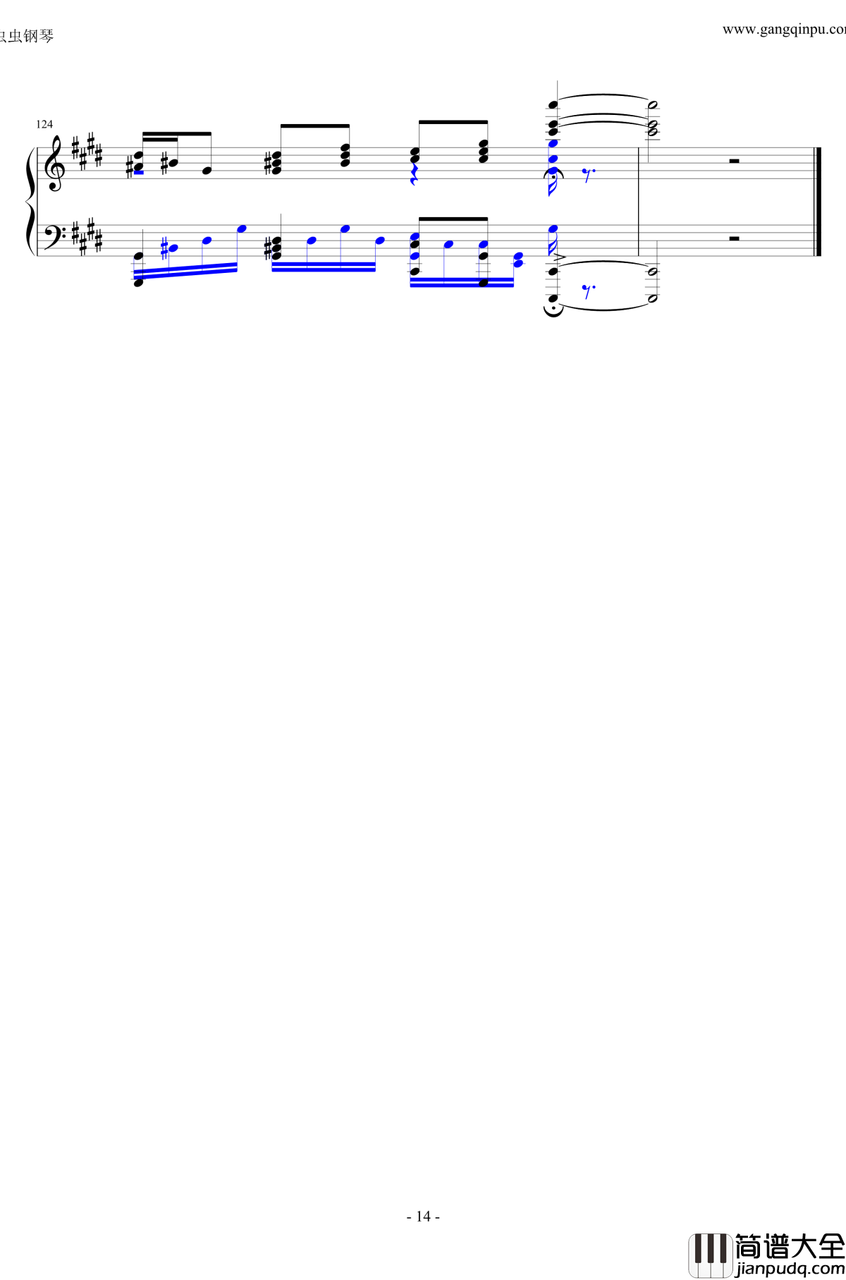 克罗地亚的黑乐谱钢琴谱_pltp20176211137