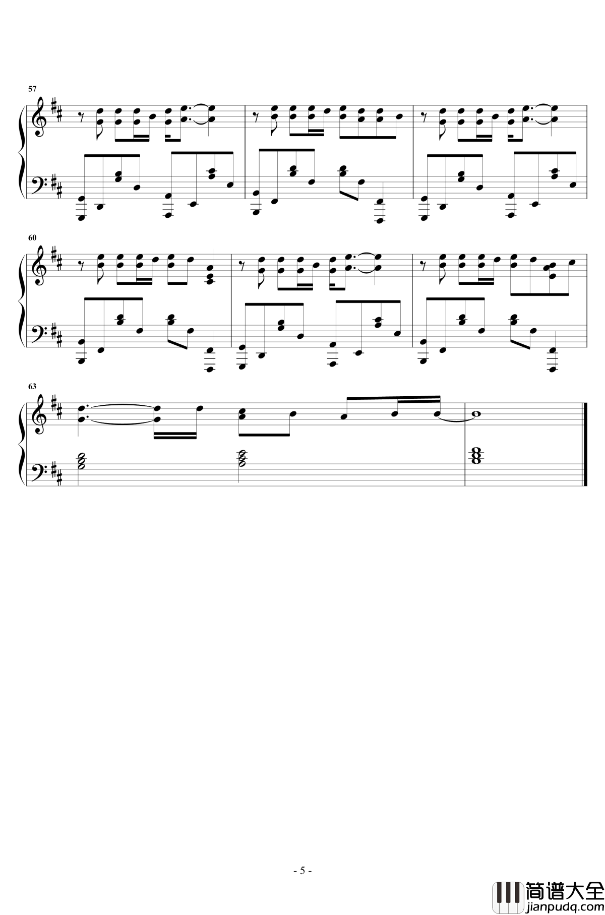 That_girl钢琴谱_Olly_Murs