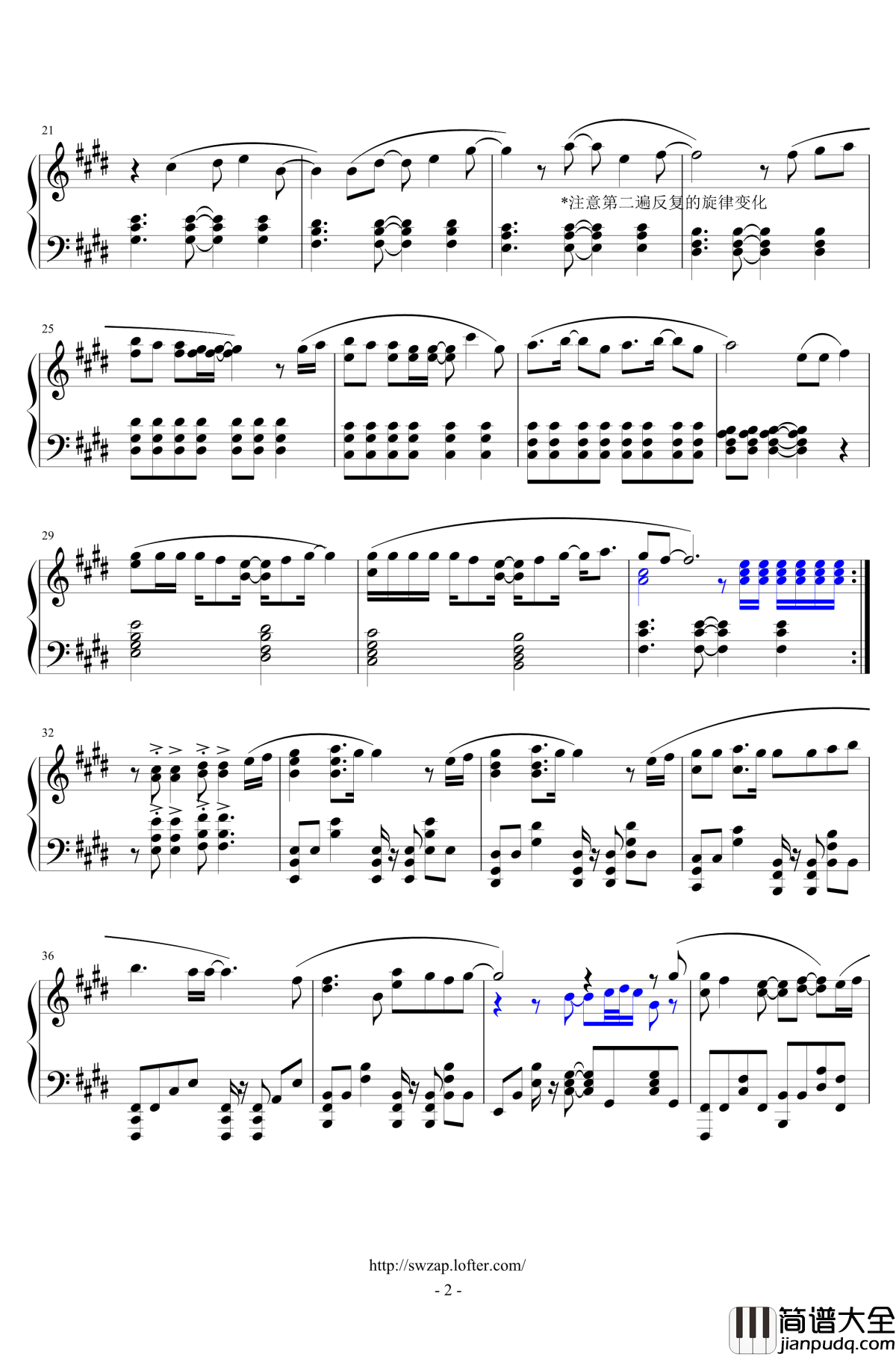 Birthday_Wedding钢琴谱_柏木由纪