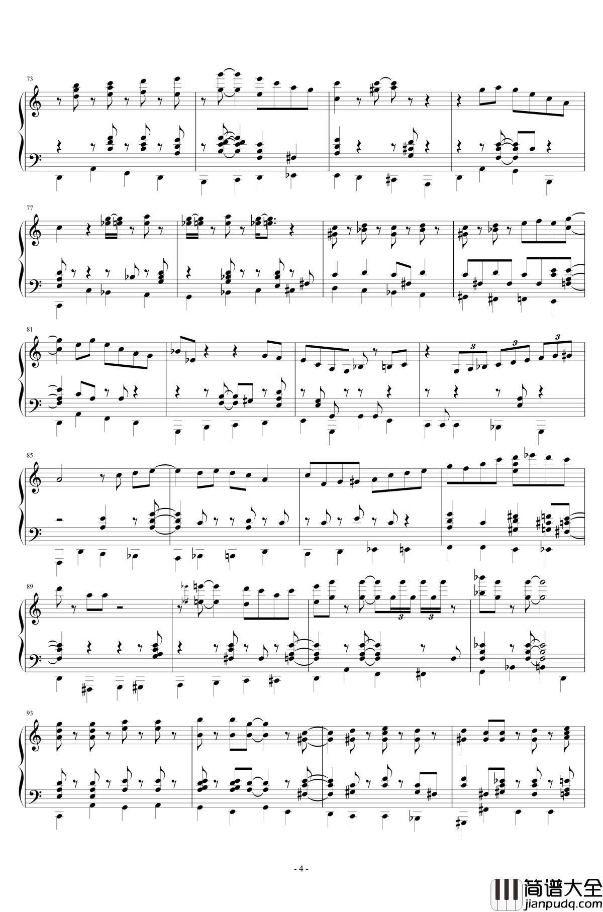 Take_the_A_Train钢琴谱_Beegie_Adair