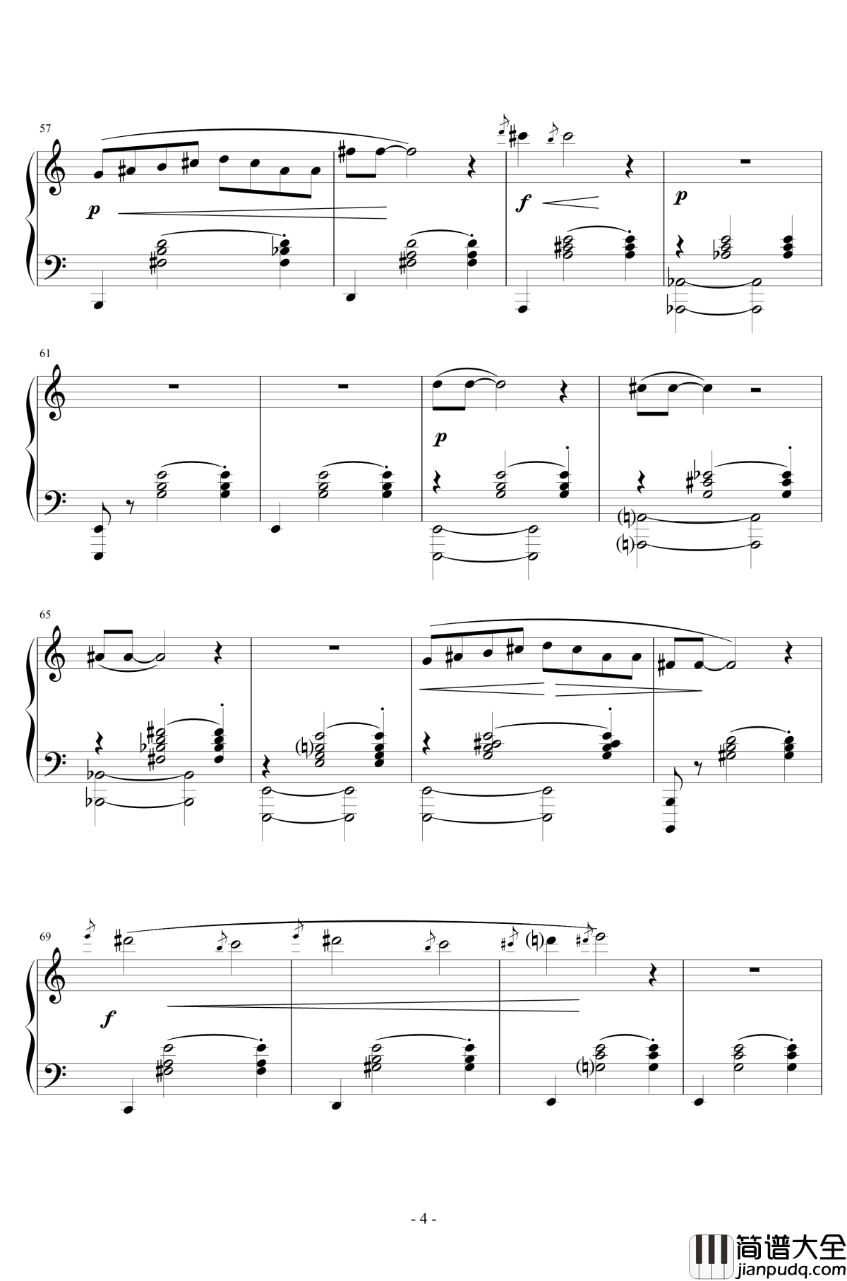 三首梨形小品钢琴谱_序奏_说话在先_沙拉萨蒂_萨蒂