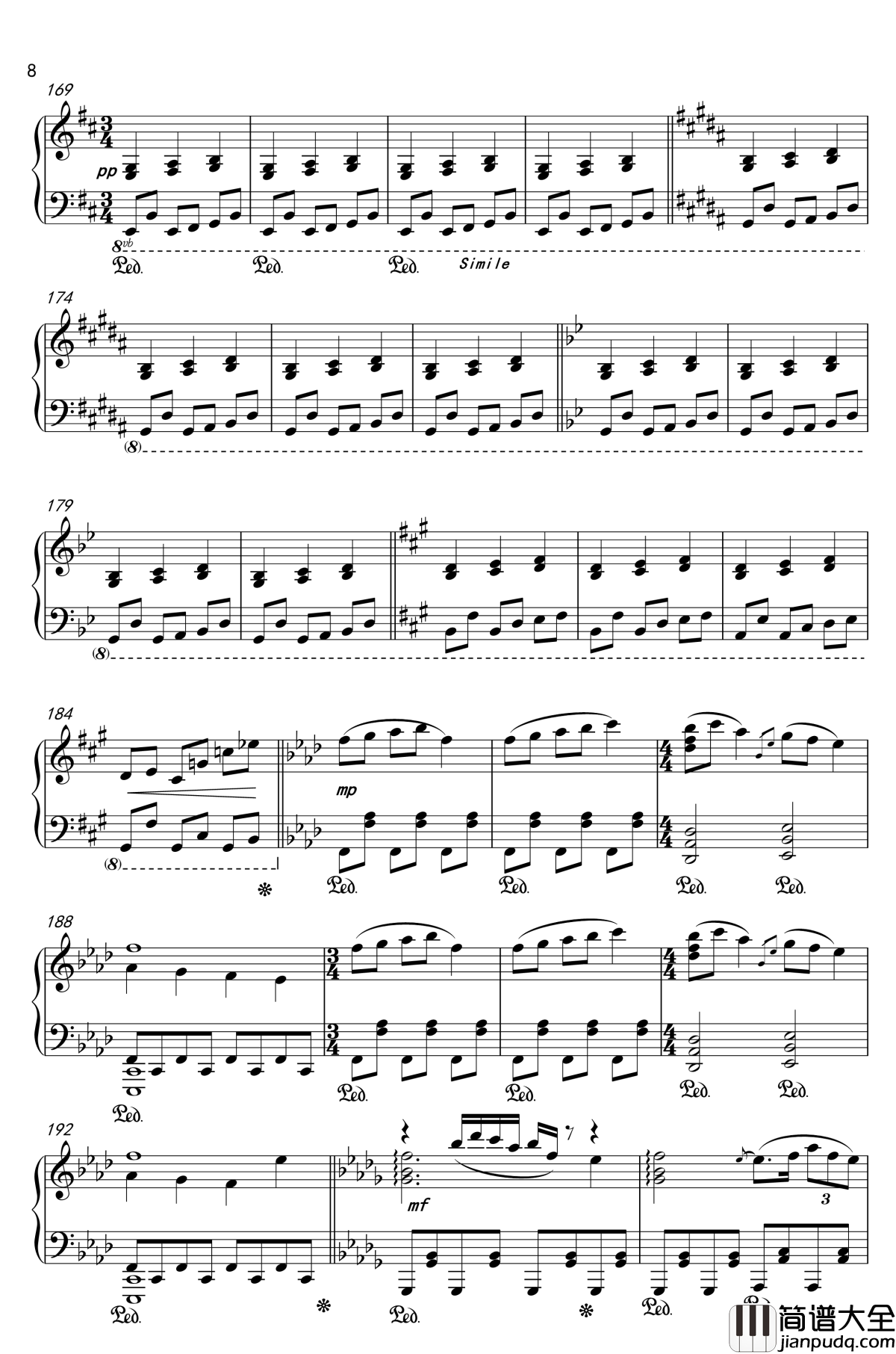 大神神话传钢琴谱_幻想游戏_东方神灵庙_触手猴