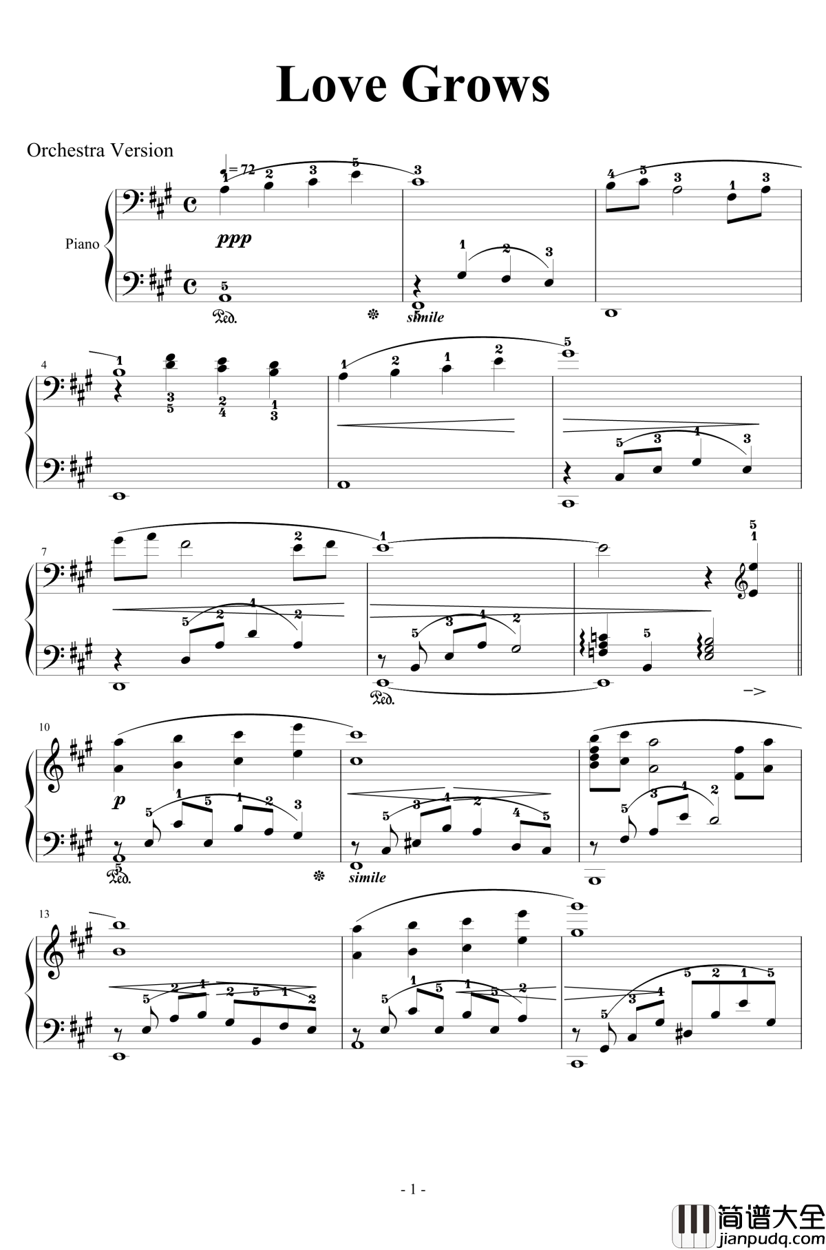 Love_Grows钢琴谱__交响乐版_植松伸夫_最终幻想8