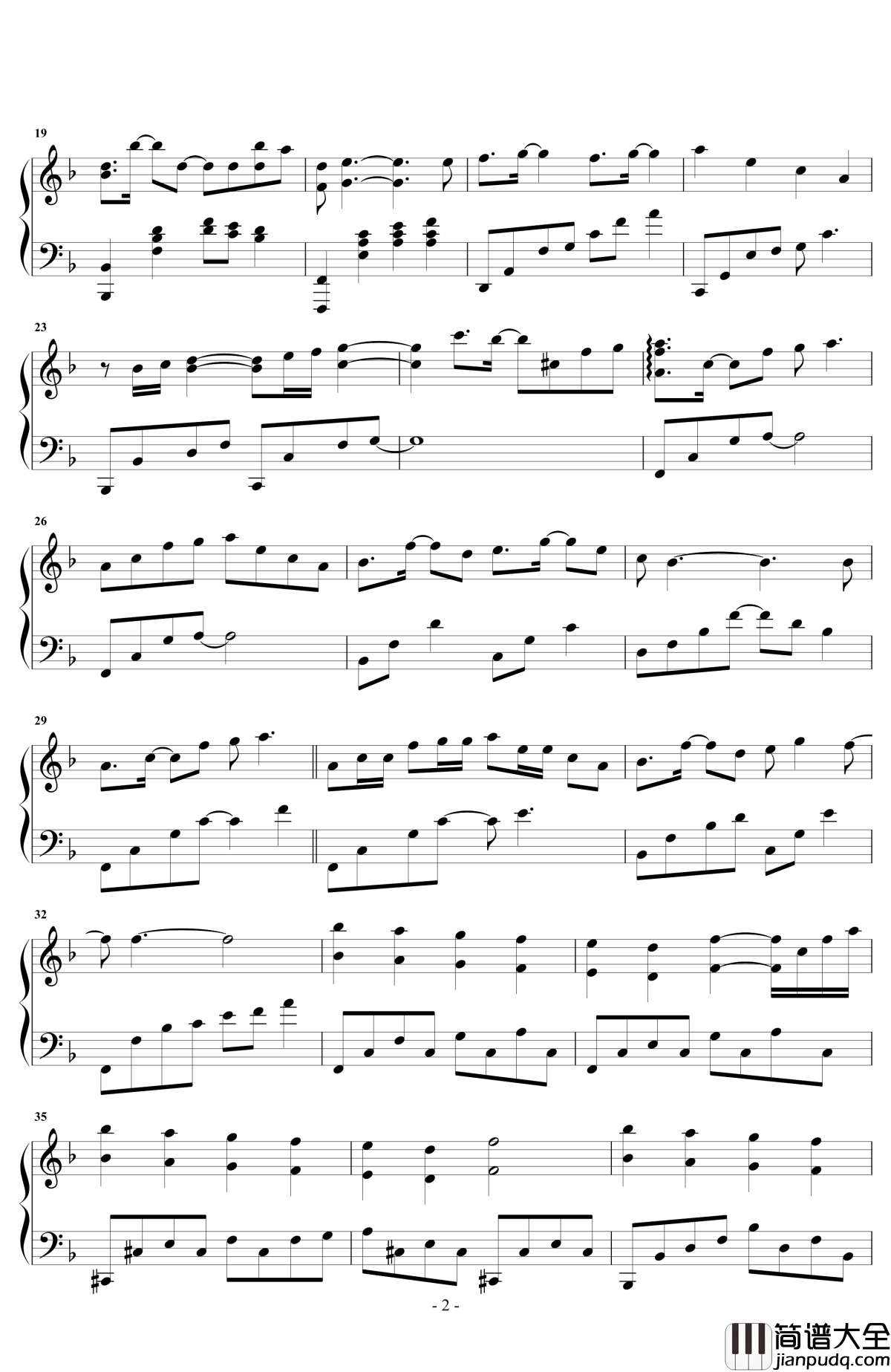 墨绿的夜钢琴谱_田馥甄