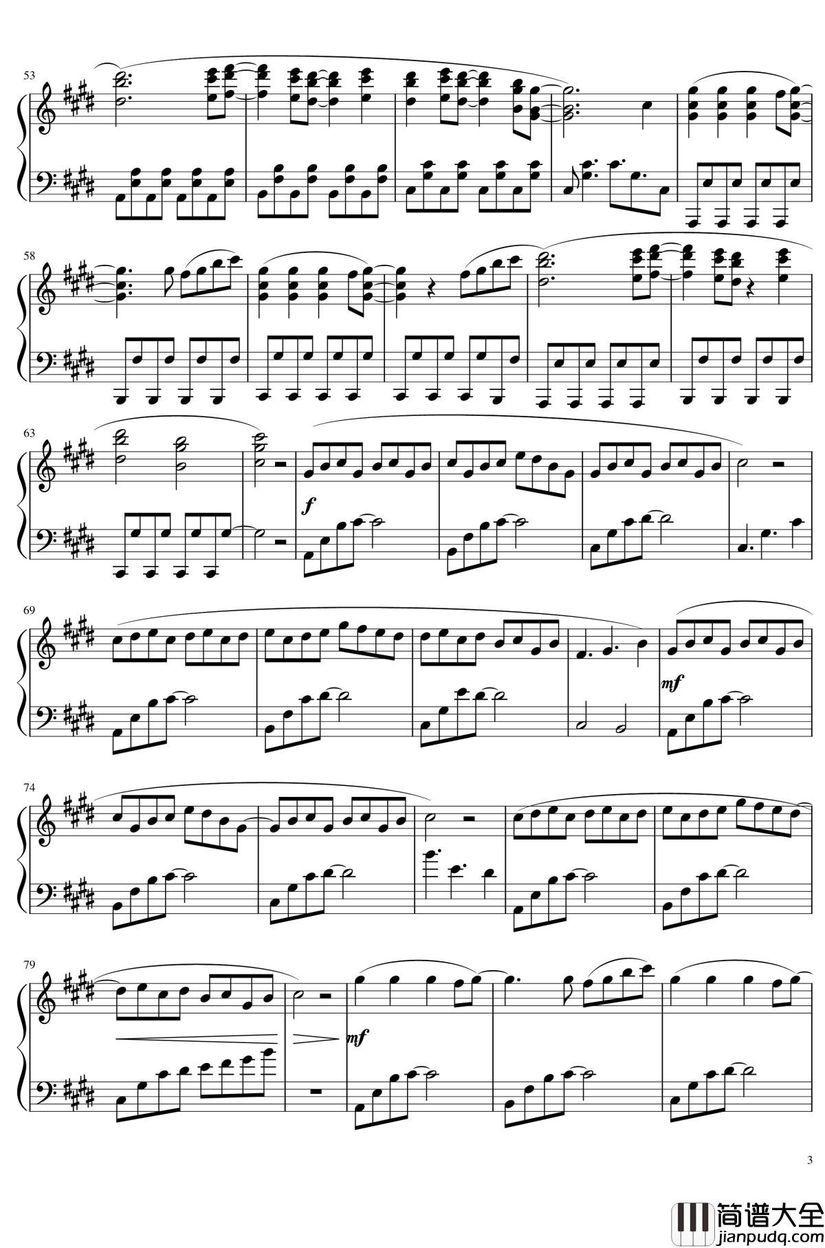 花時計と夢钢琴谱_东方二创音乐_莉莉白