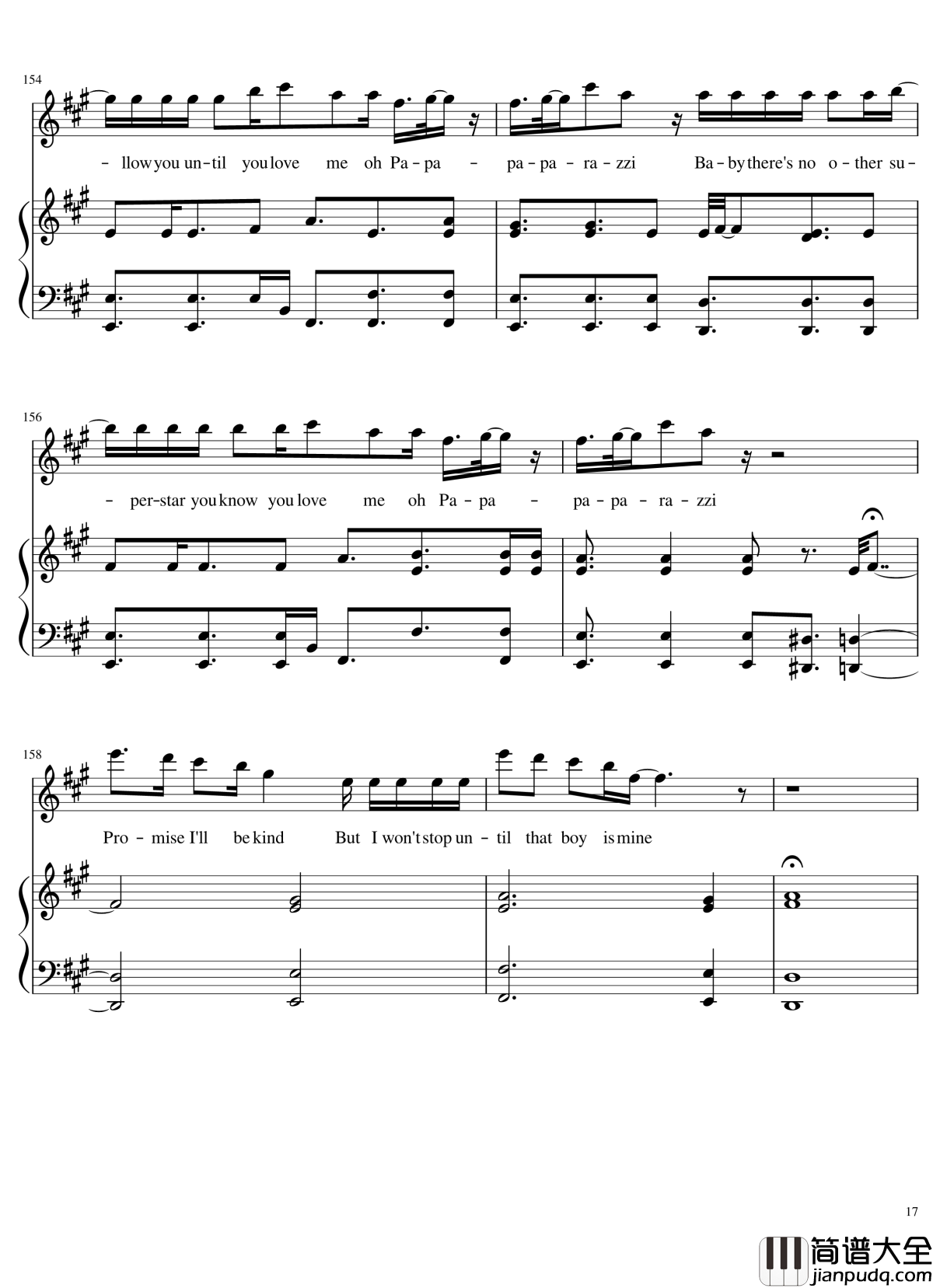 歌曲串烧女生版弹唱谱钢琴谱_华晨宇_演唱会