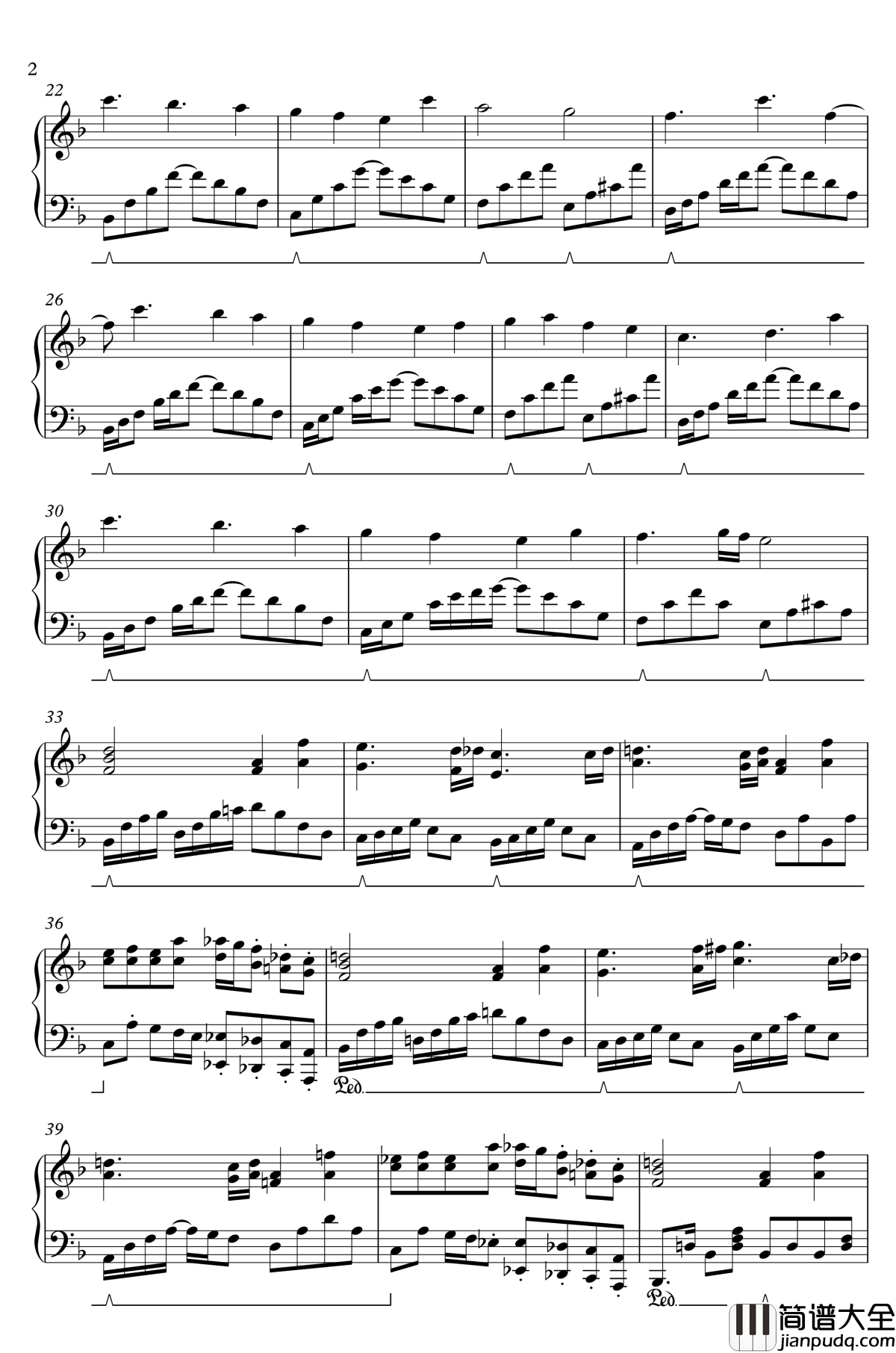 沈黙の春景钢琴谱_东方真珠岛_东方project