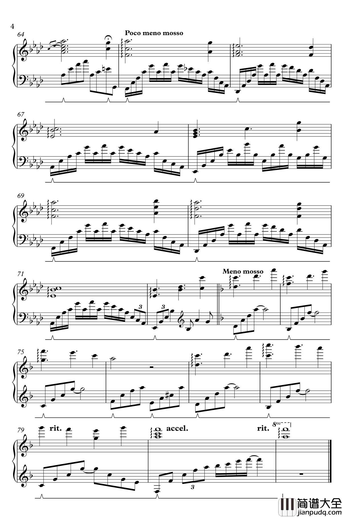 沈黙の春景钢琴谱_东方真珠岛_东方project