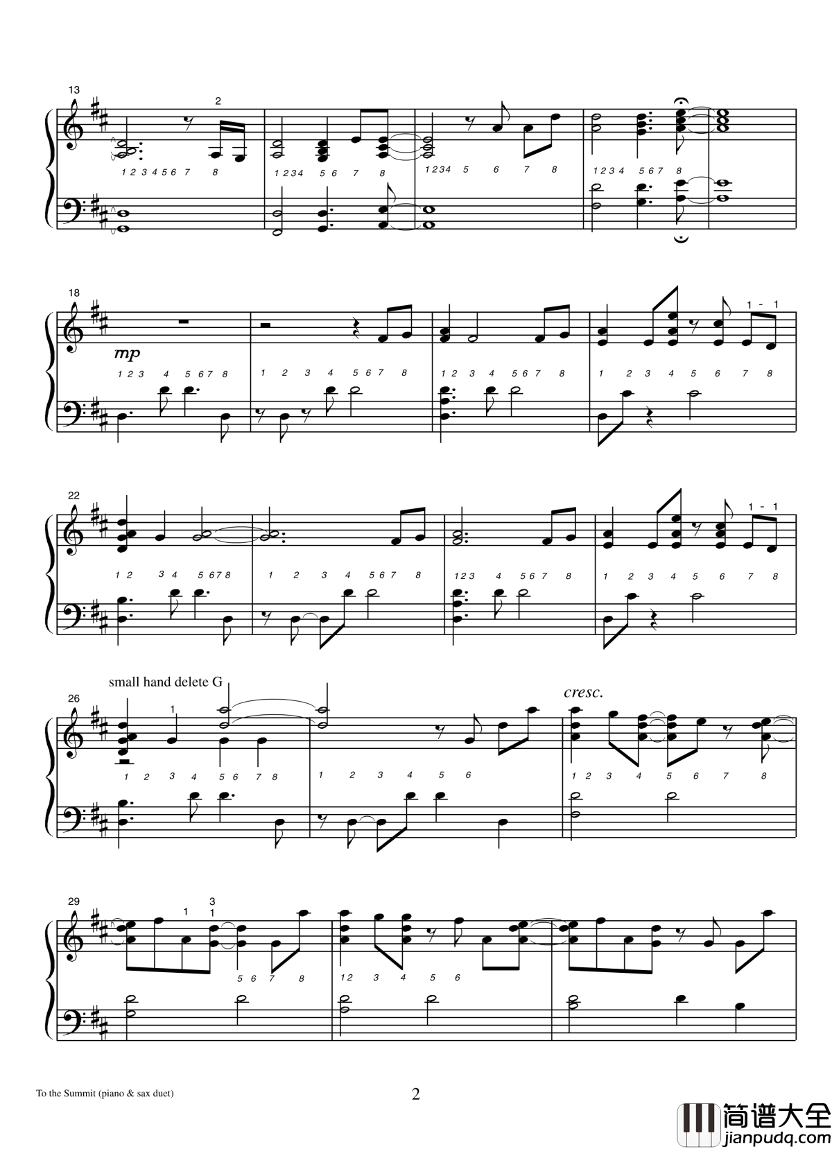 To_the_Summit钢琴谱_Jon_Schmidt