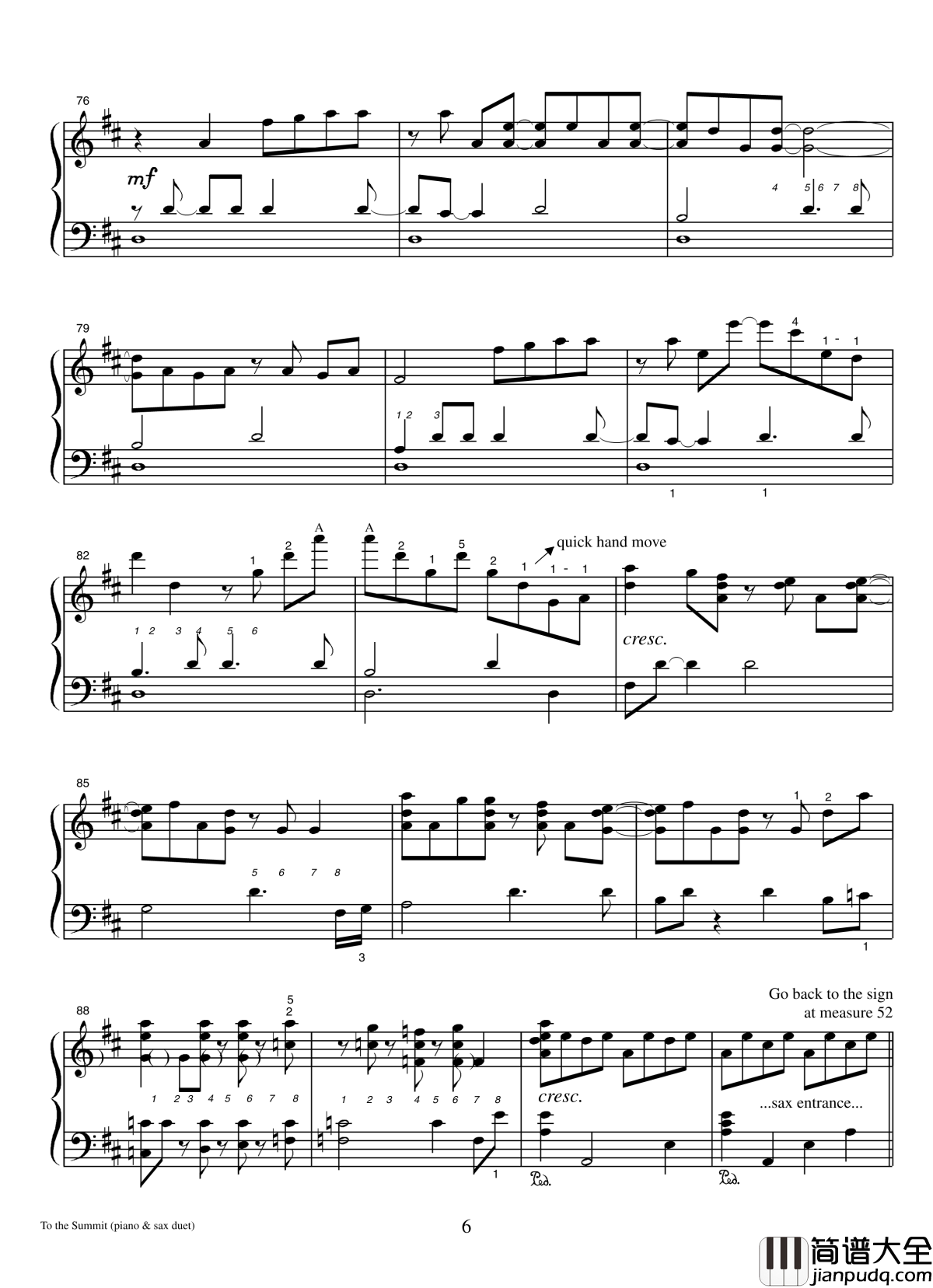 To_the_Summit钢琴谱_Jon_Schmidt