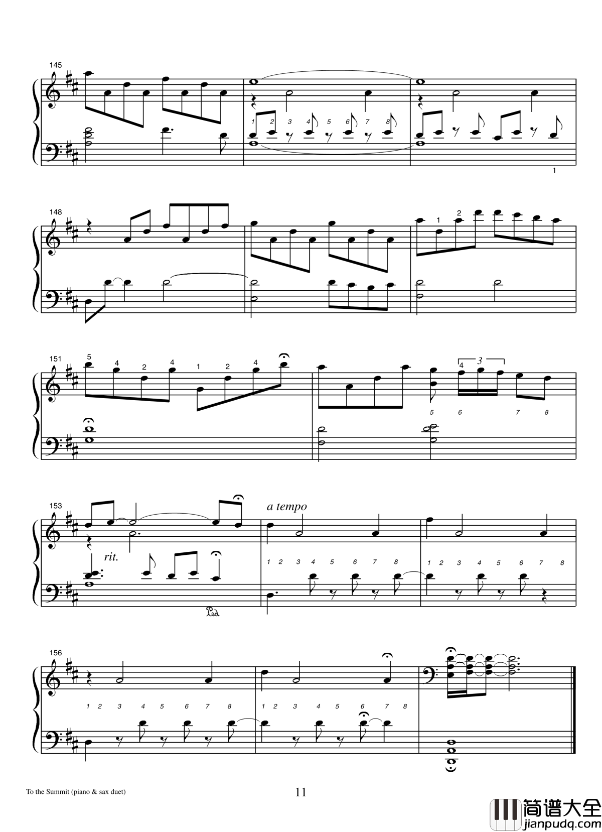 To_the_Summit钢琴谱_Jon_Schmidt