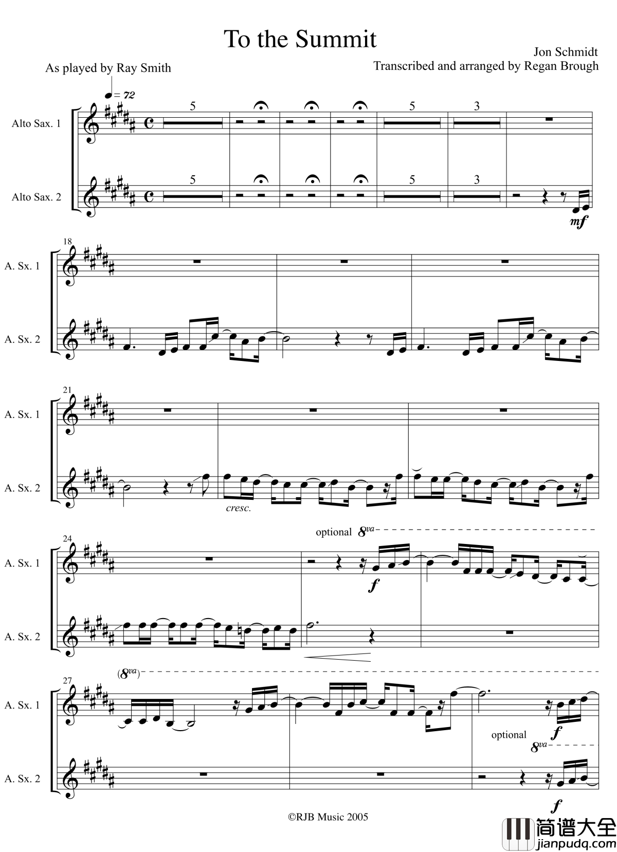 To_the_Summit钢琴谱_Jon_Schmidt