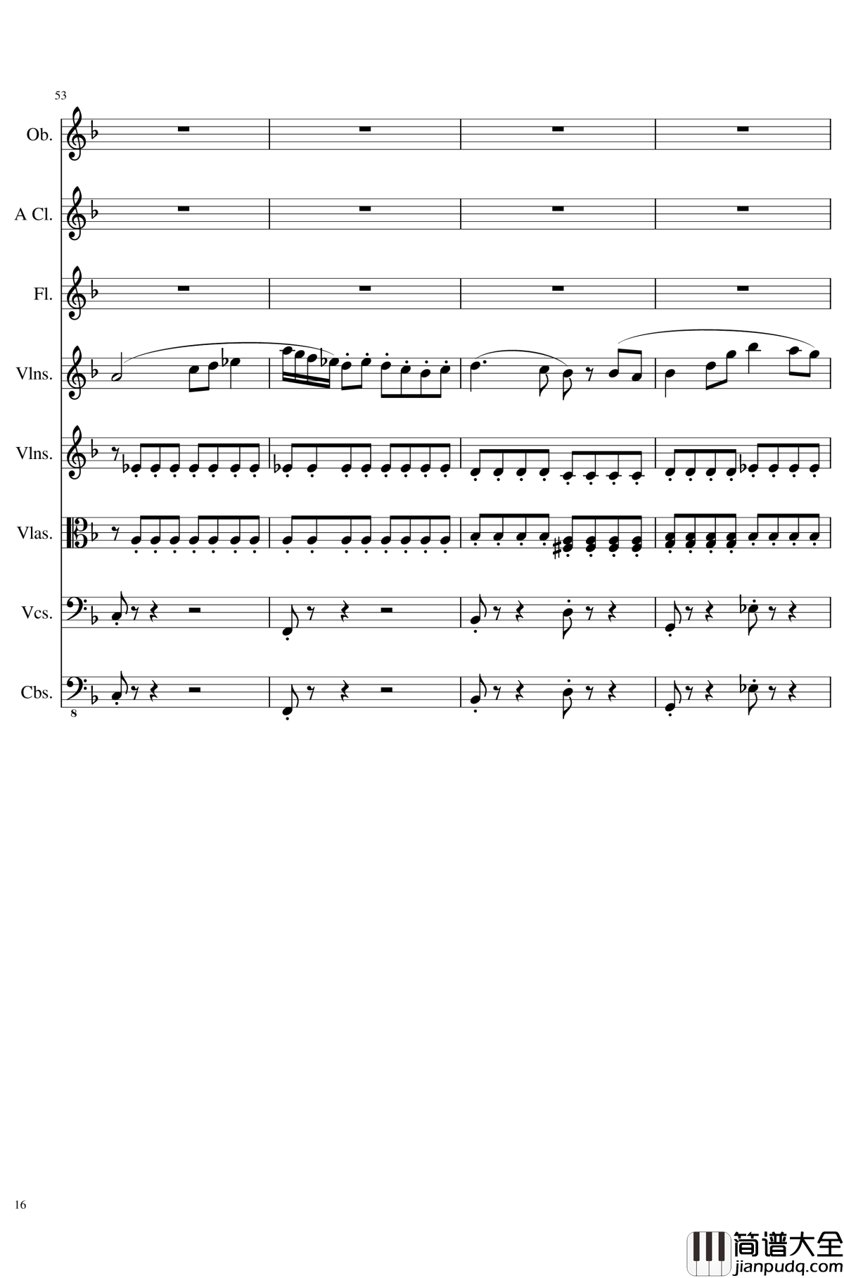 Sonata_for_strings,Oboes,Clinests_and_flutes,_Op.84钢琴谱_一个球