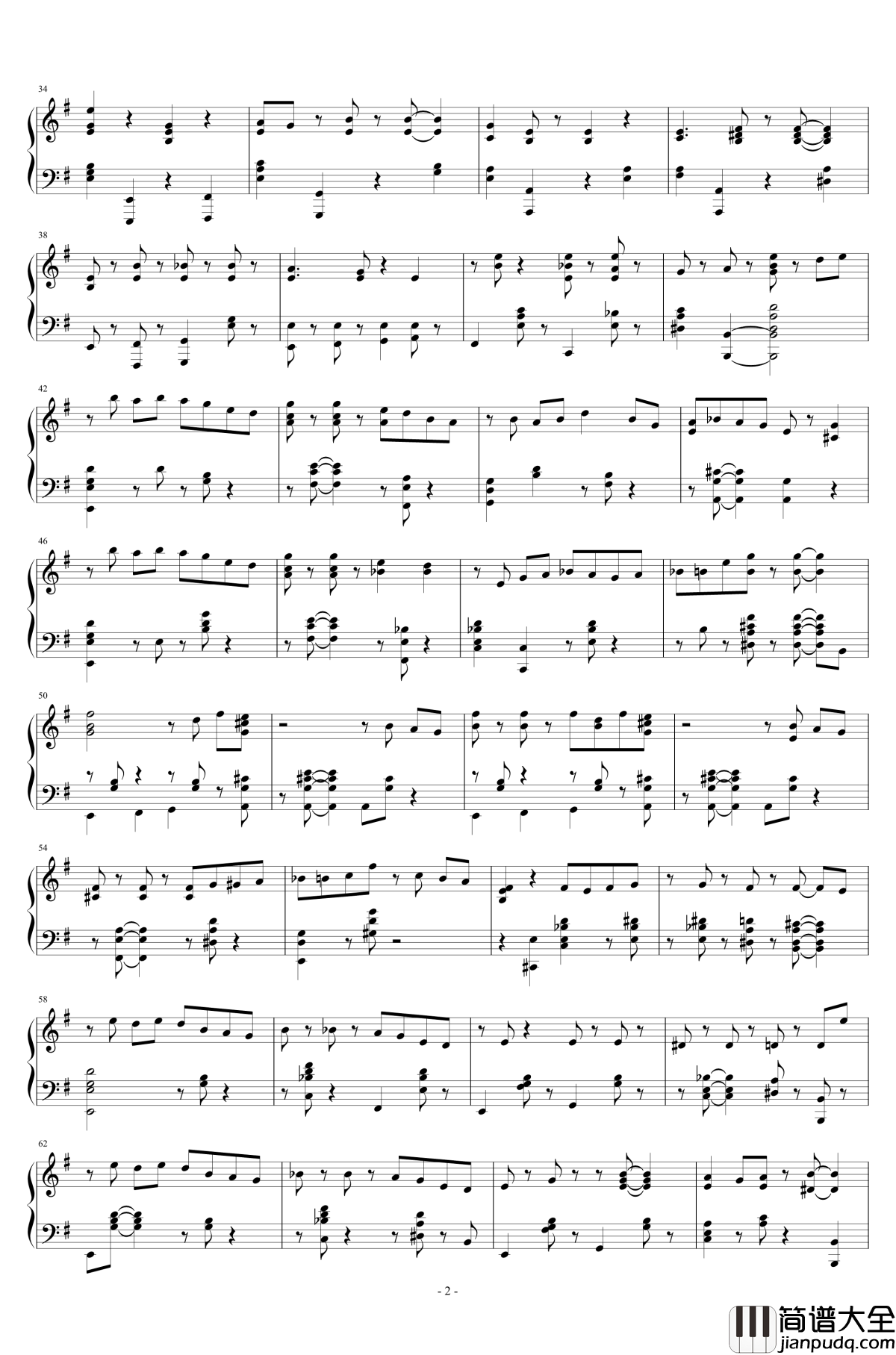 GIN_TONIC_钢琴谱~オヤジ~_大岳香子_