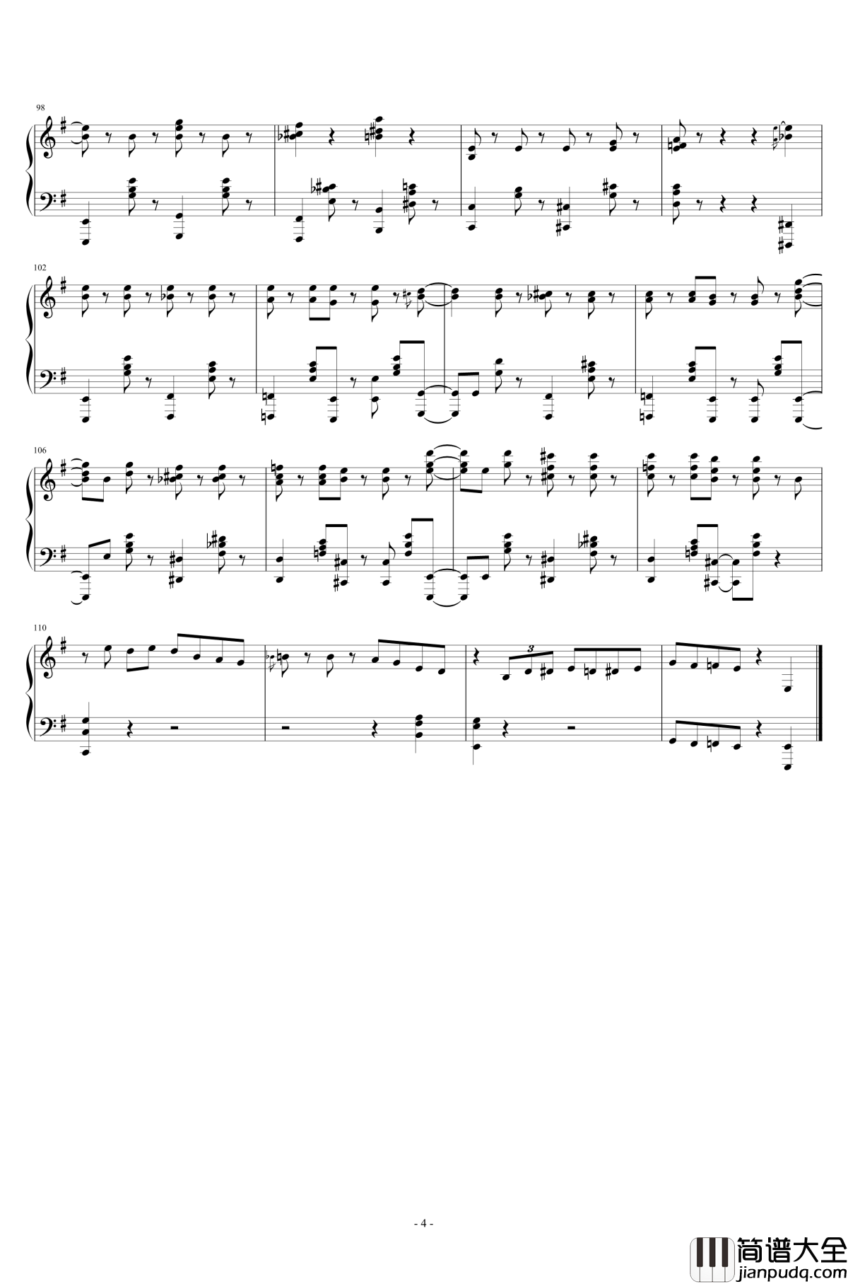 GIN_TONIC_钢琴谱~オヤジ~_大岳香子_