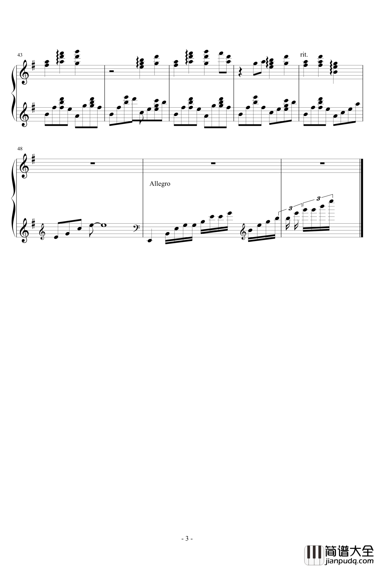 初夏的风之诗钢琴谱_琶音优化版_Dark小灭酱