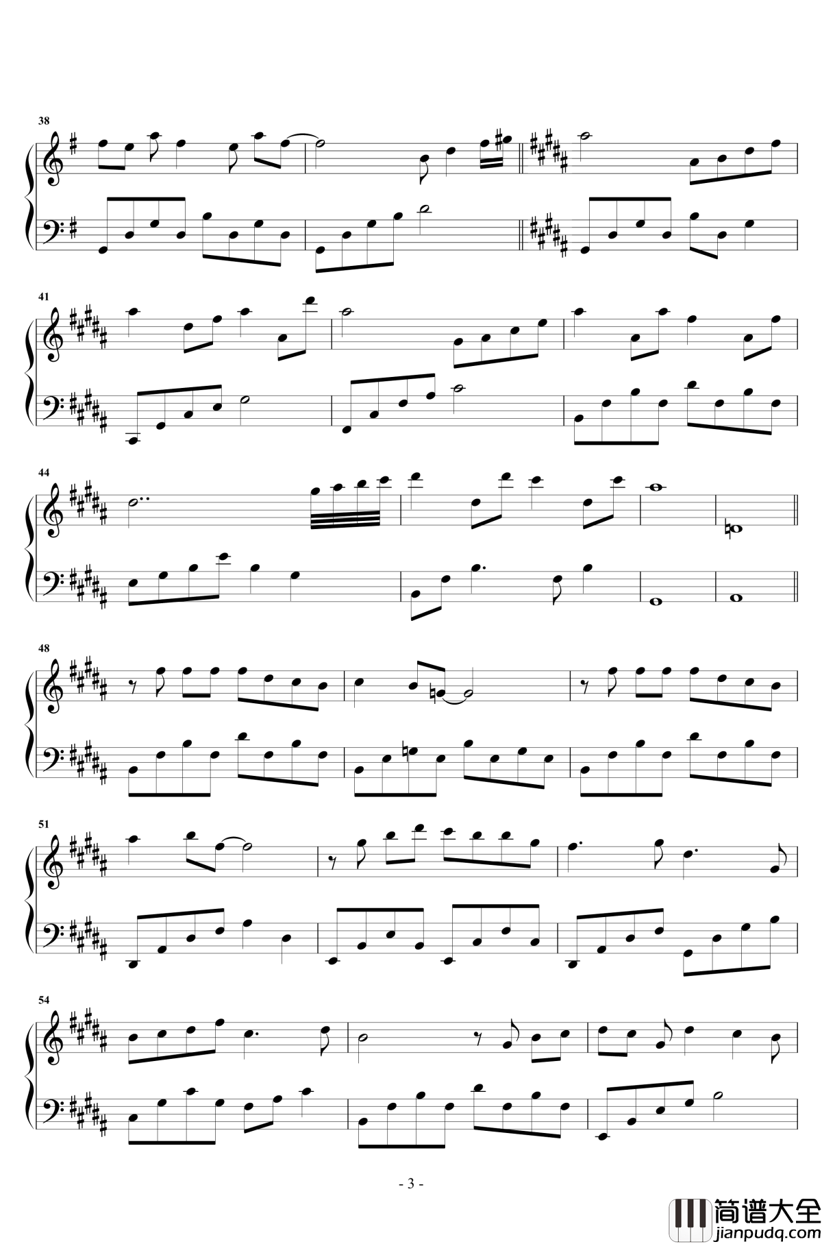 最好钢琴谱_薛之谦