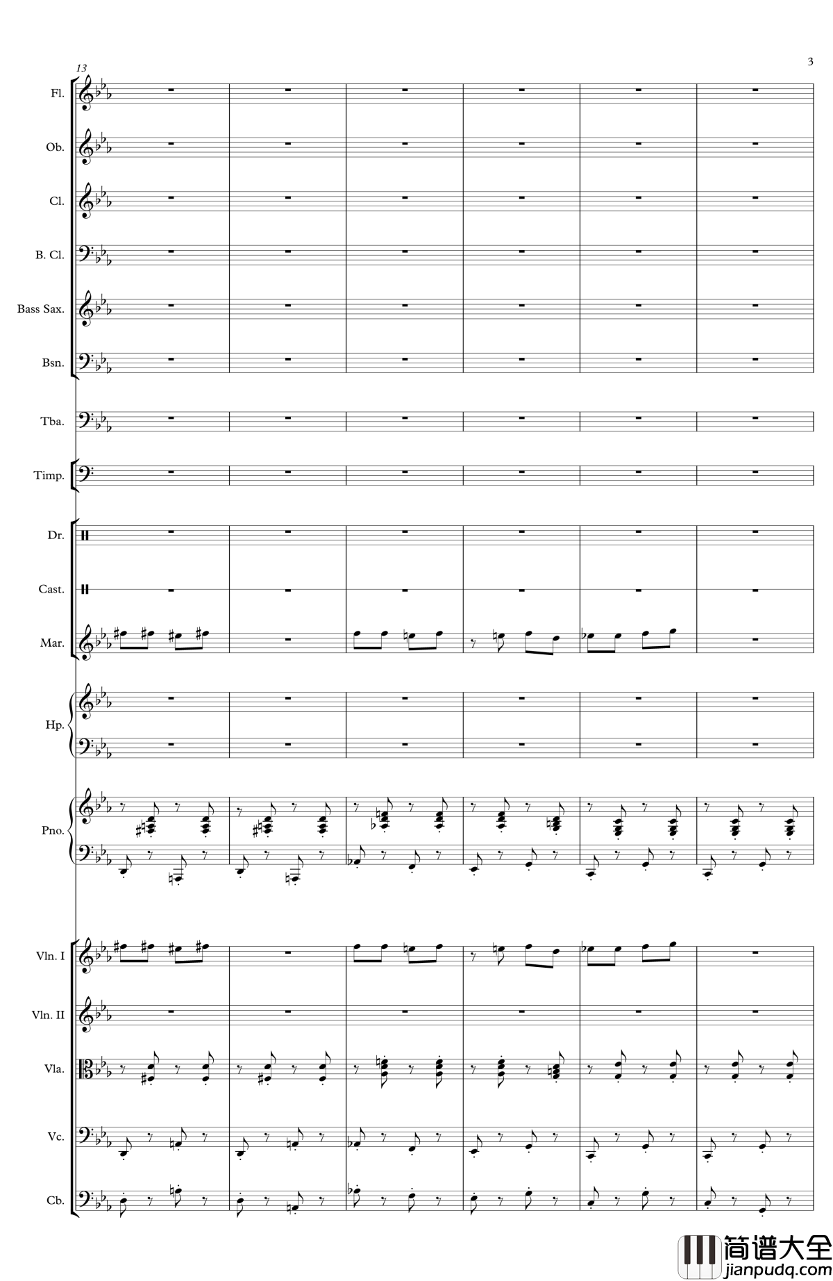 西虹市首富钢琴谱