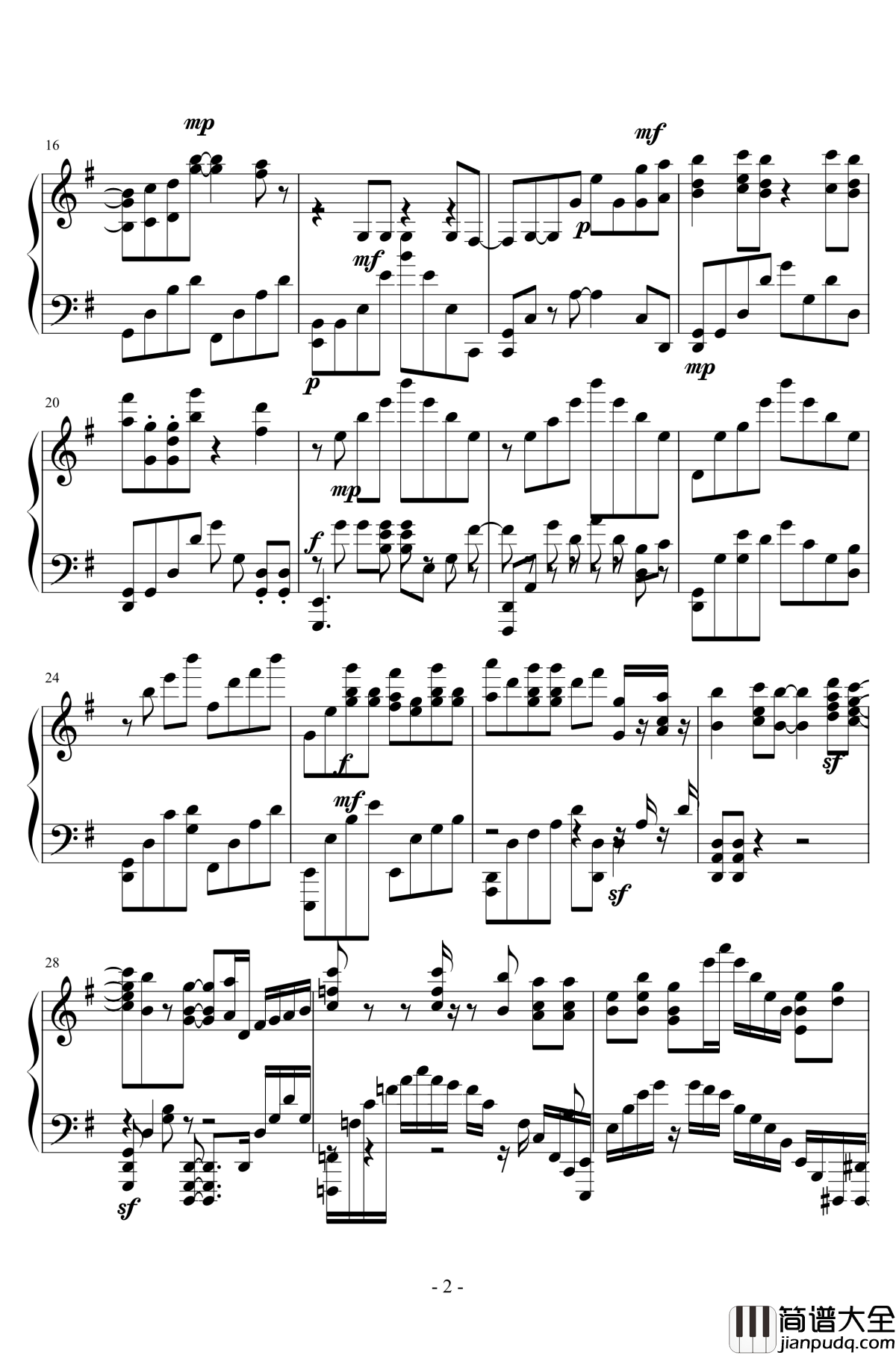 Starlog钢琴谱_魔法少女伊莉雅_ChouCho_超绝技巧