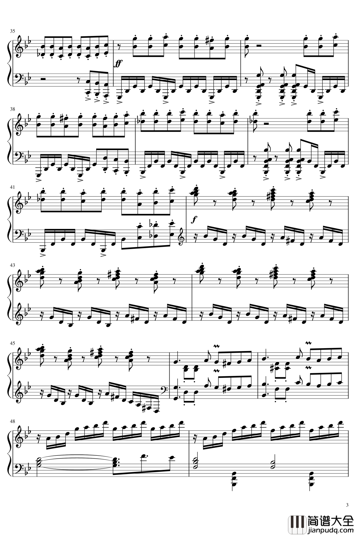 理を司る者钢琴谱_八方旅人