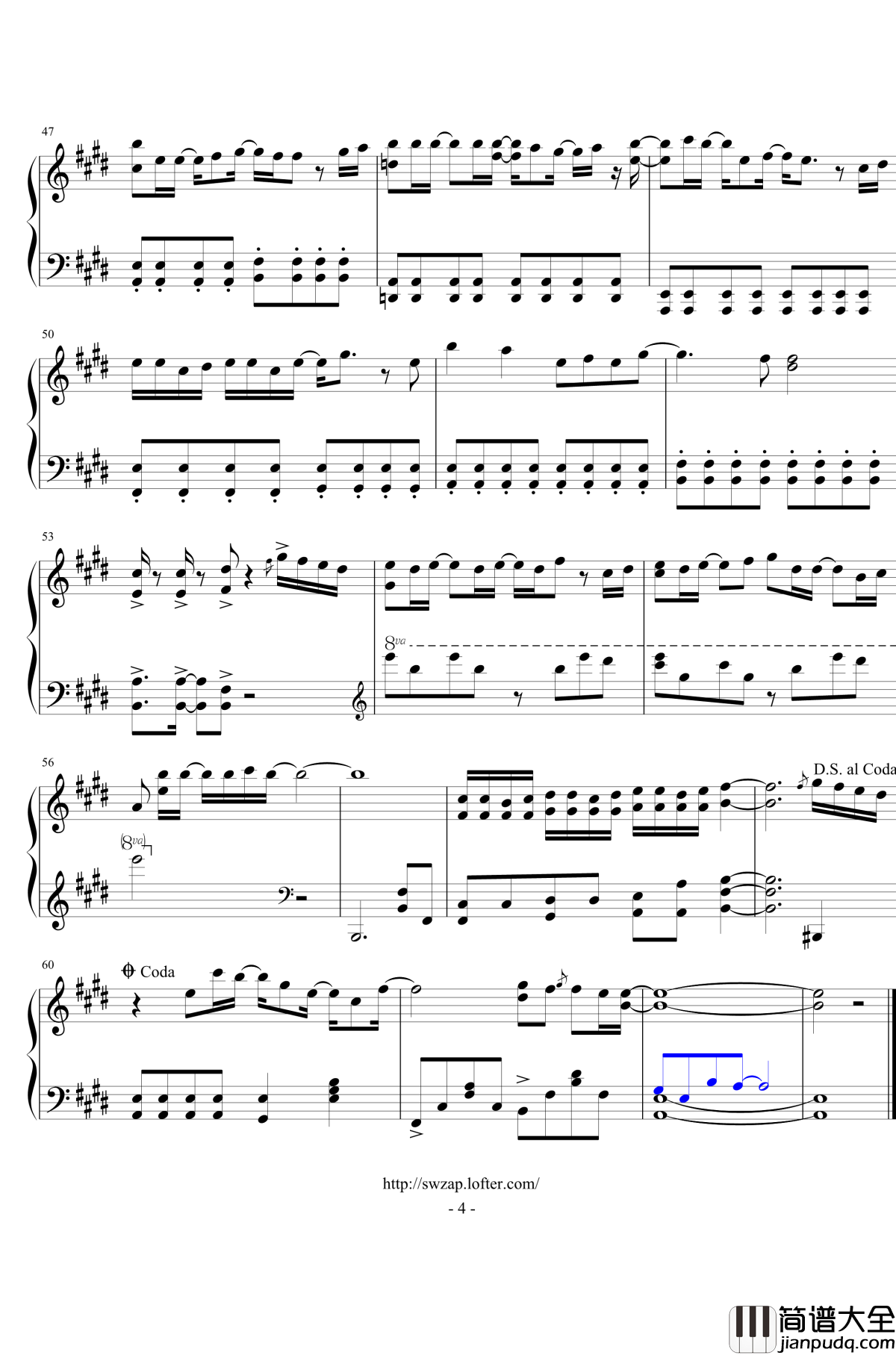 ショートケーキ钢琴谱_柏木由纪