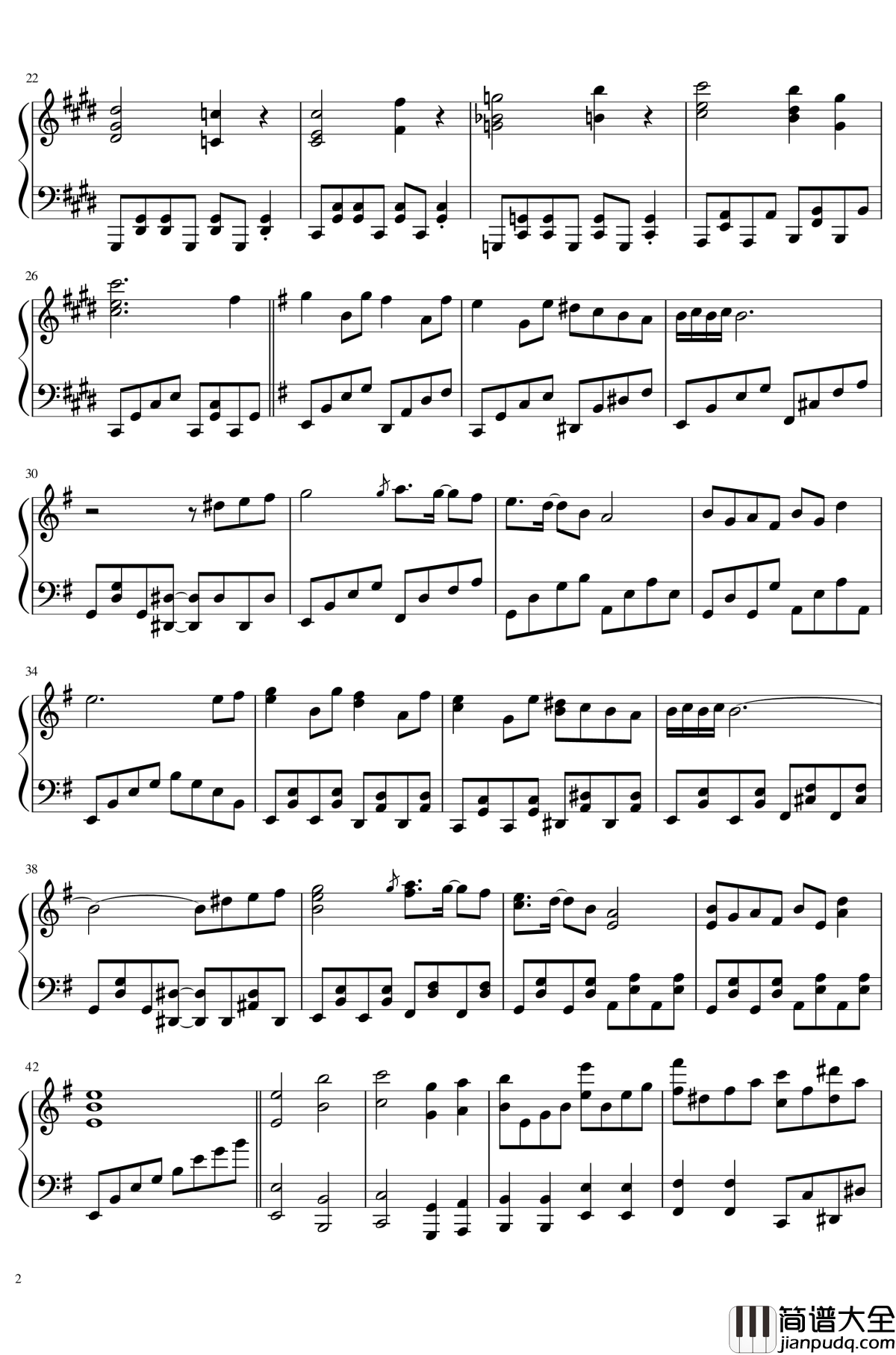 Pandemonic_Planet钢琴谱_东方绀珠传_东方project