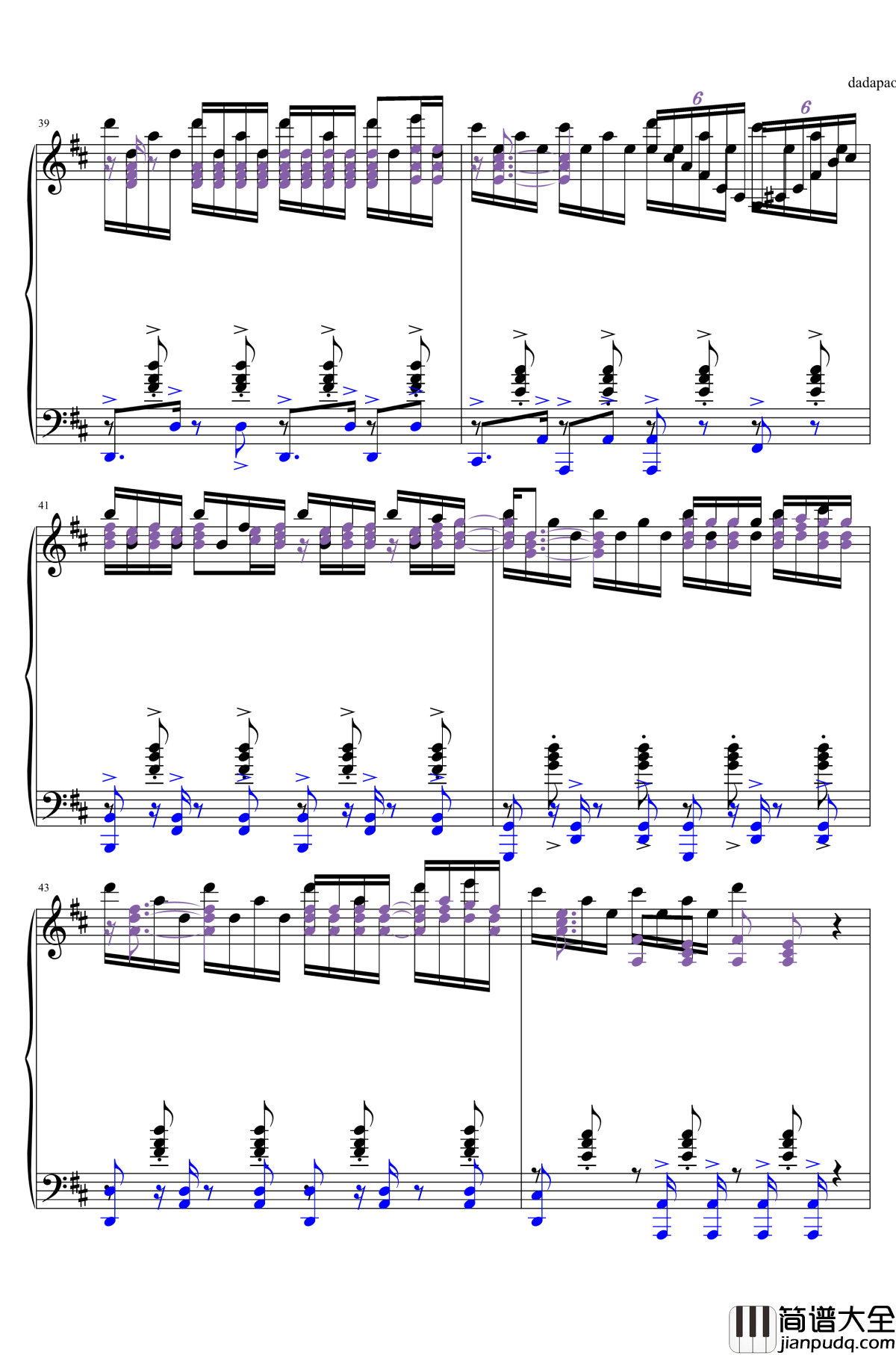 despacito钢琴谱_特别版_洋基老爹