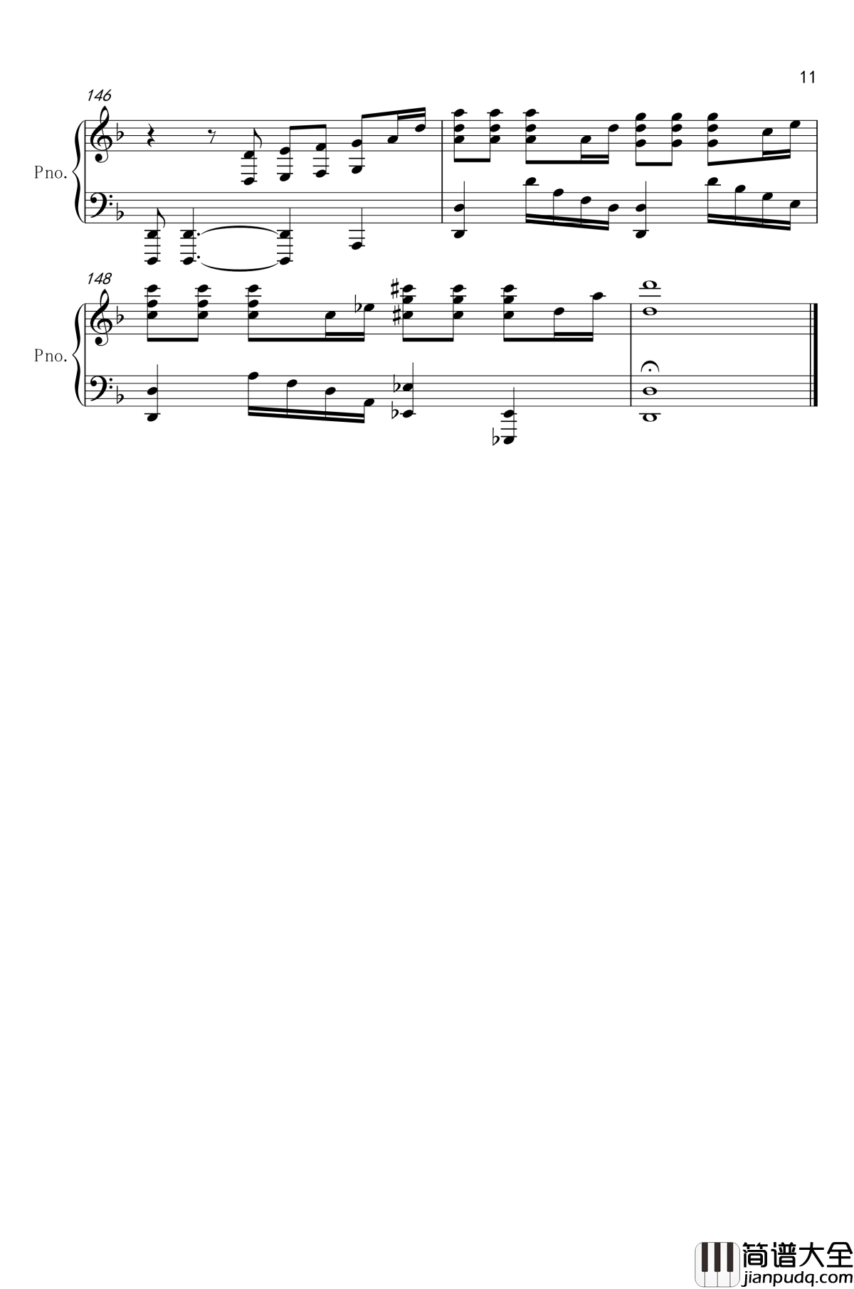 Fleeing_Kuro钢琴谱_Gareth_Cocker