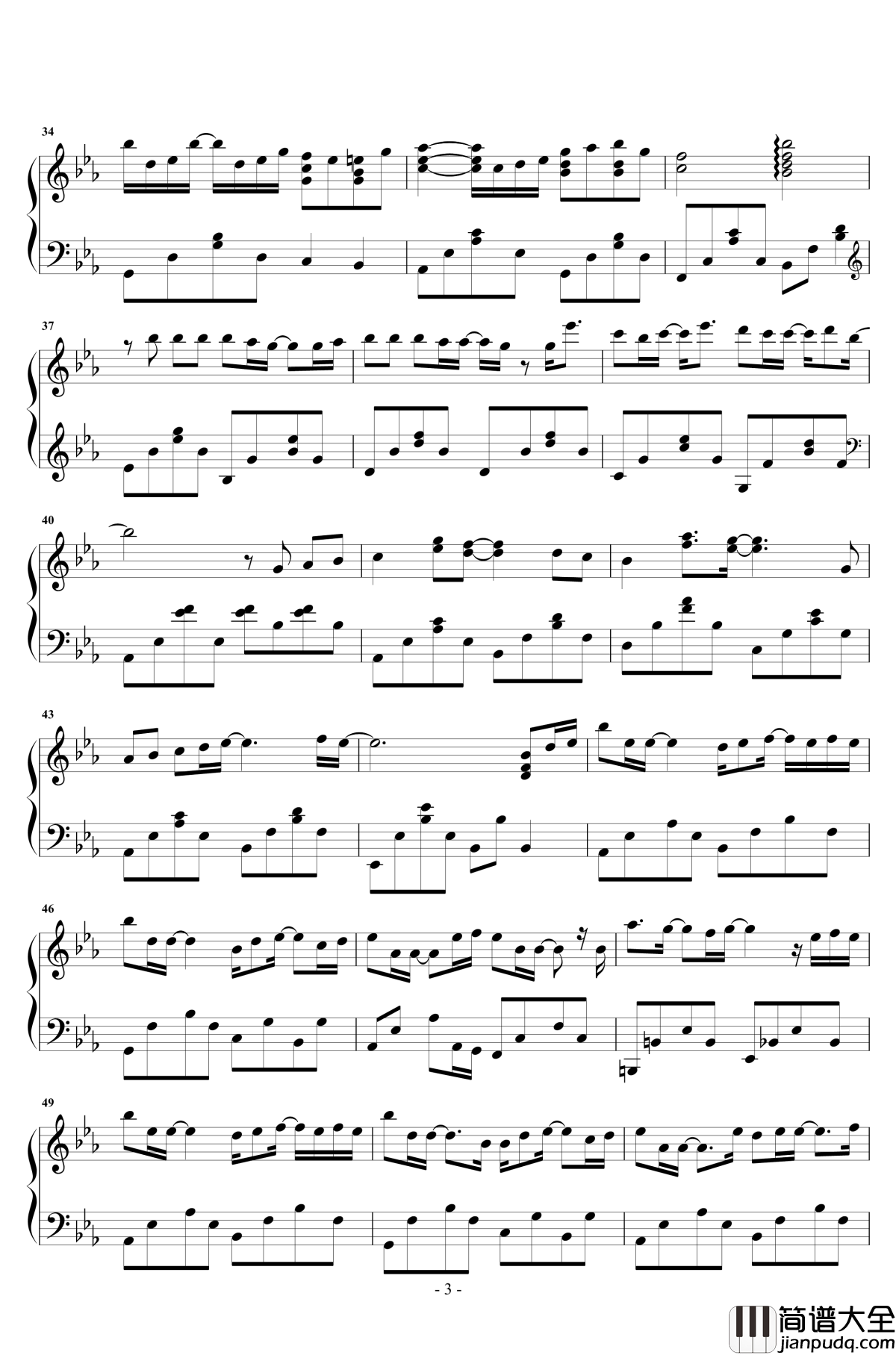 疑心病钢琴谱_原声独奏_任然