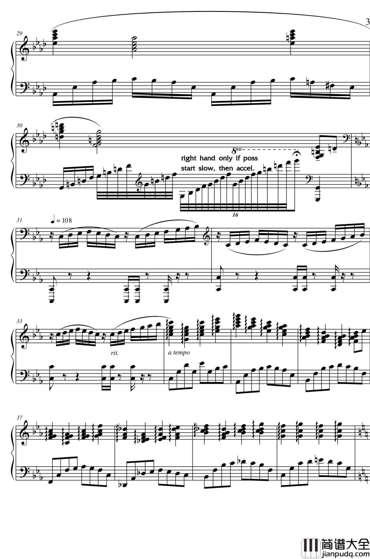 英雄联盟主题曲钢琴谱_League_of_Legends_Piona_Paraphrase