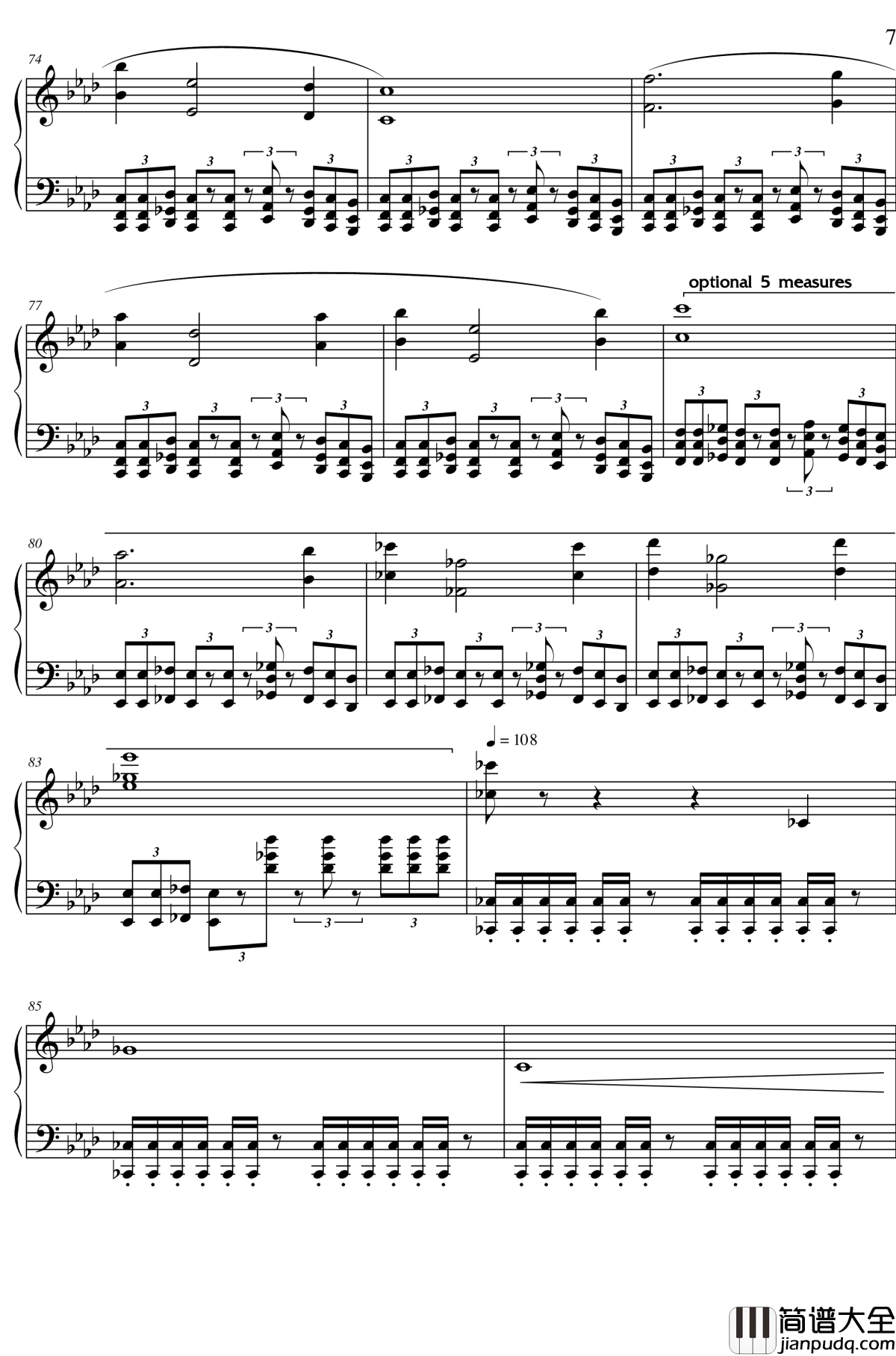 英雄联盟主题曲钢琴谱_League_of_Legends_Piona_Paraphrase