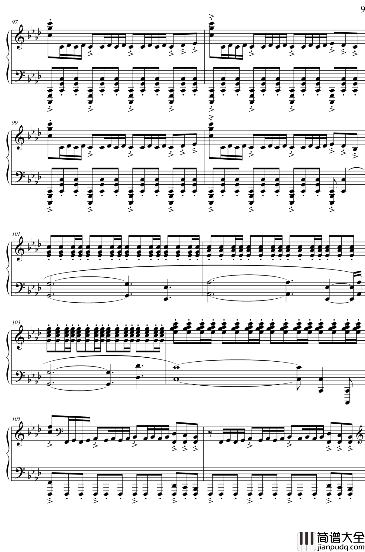 英雄联盟主题曲钢琴谱_League_of_Legends_Piona_Paraphrase