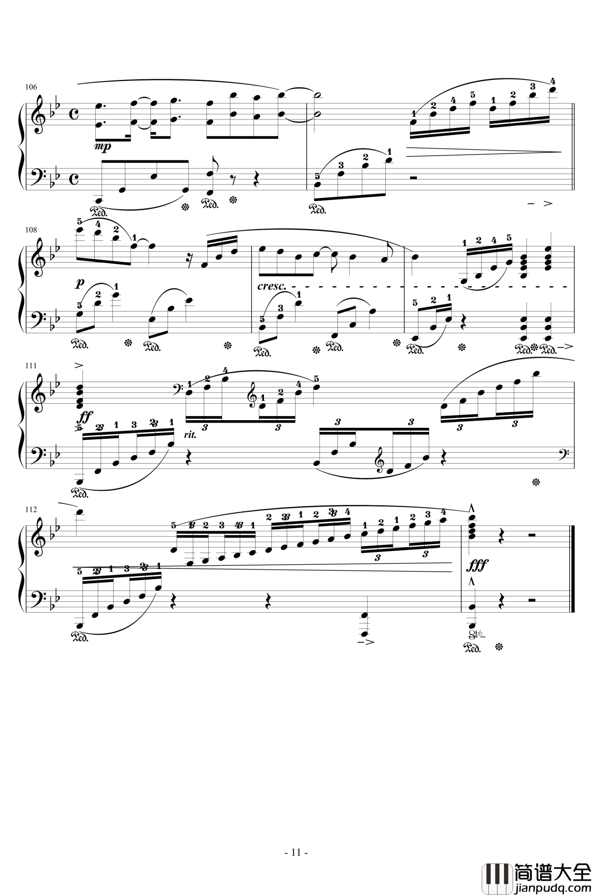 樱之雨钢琴谱_交响乐版_初音未来