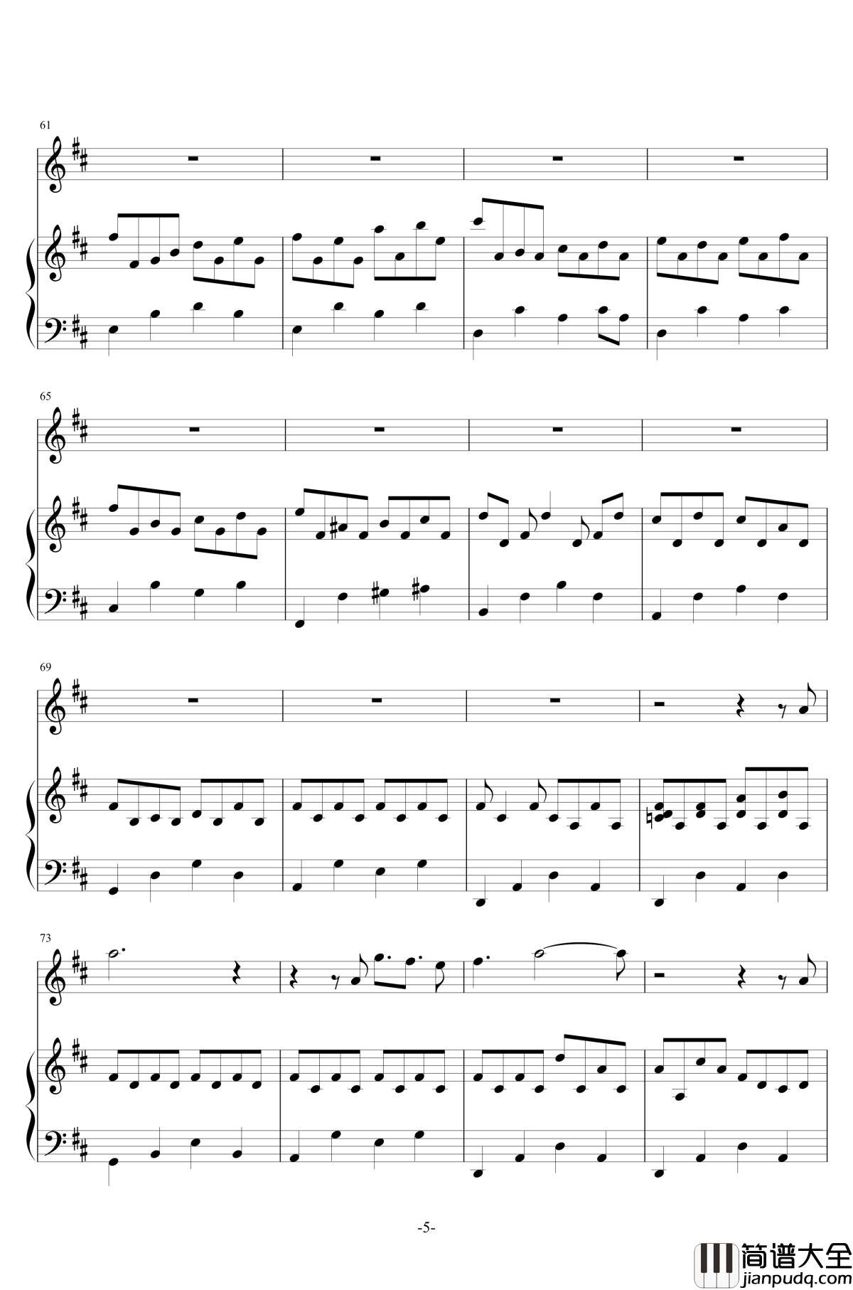 第36个故事钢琴谱_伴奏谱_雷光夏