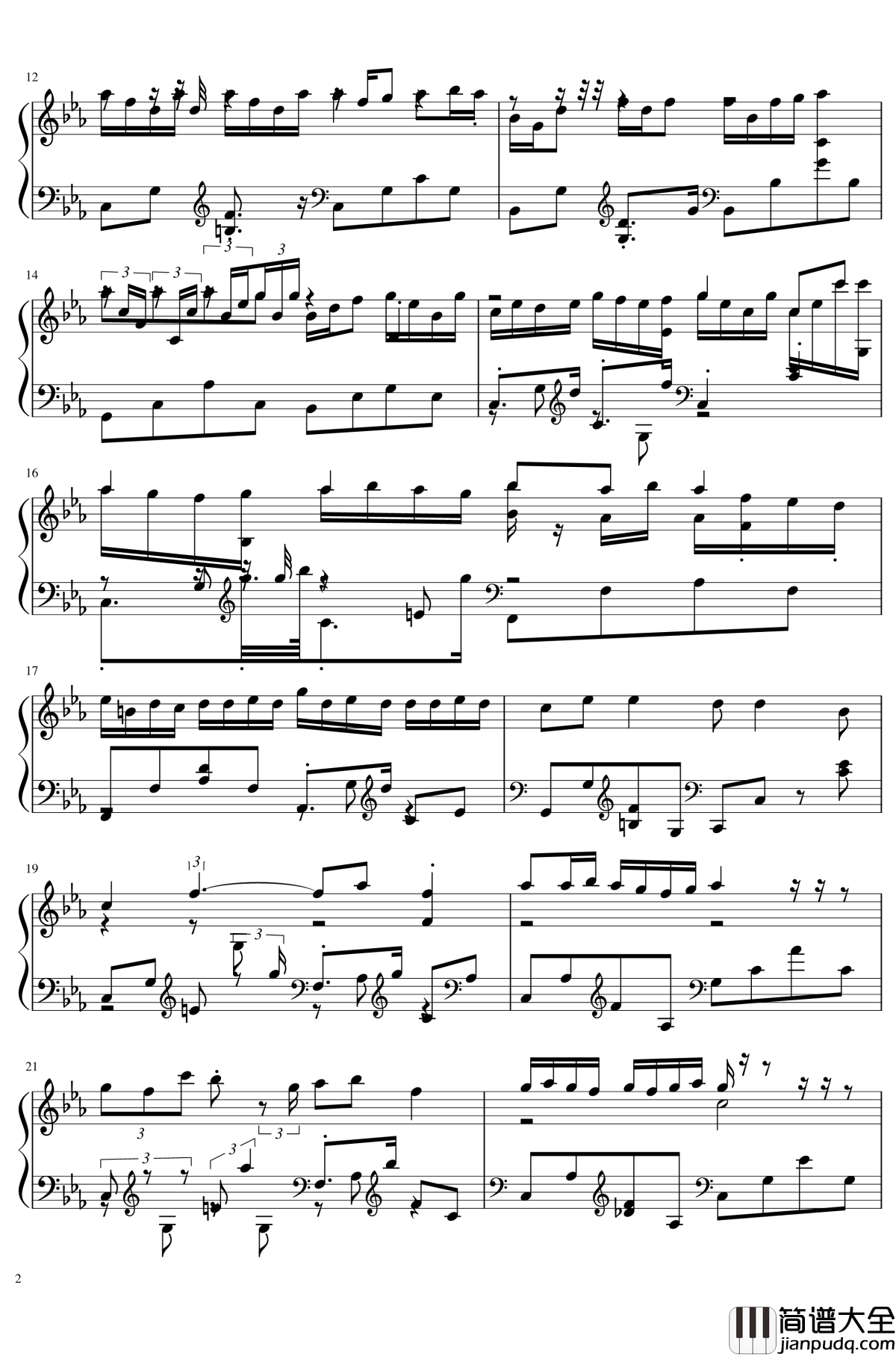 Need_a_Friend_Rhapsody钢琴谱_minsama