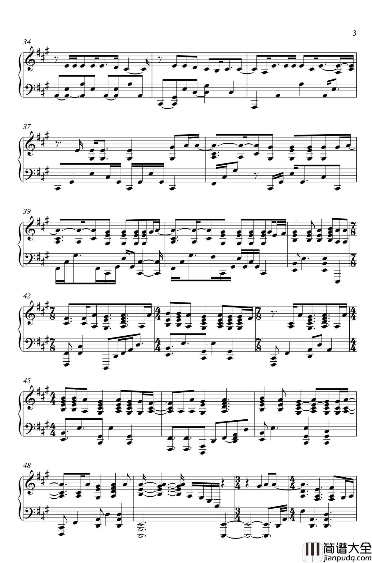 My_Immortal钢琴谱_Evanescence