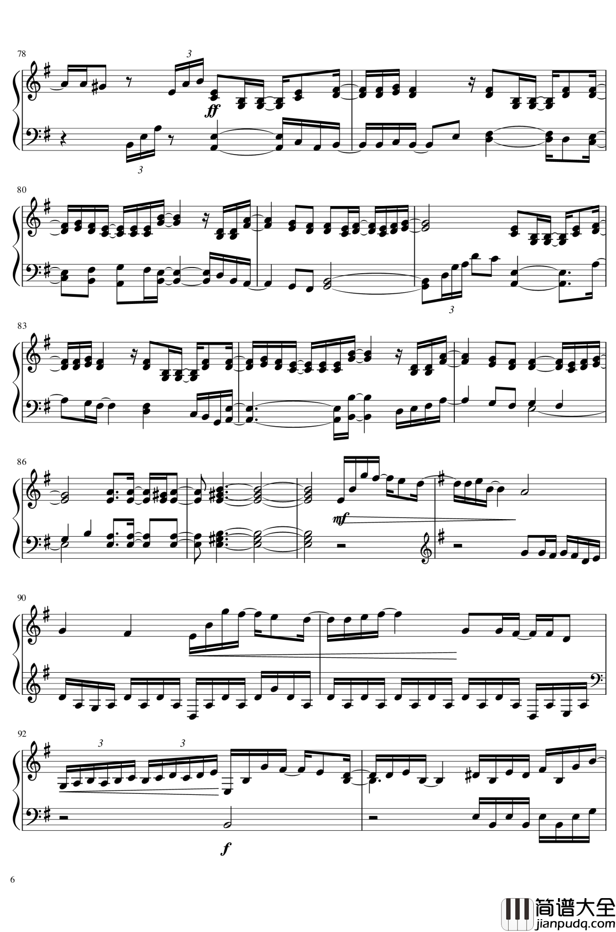 FLY_TO_THE_FUTURE钢琴谱_歌之王子殿下