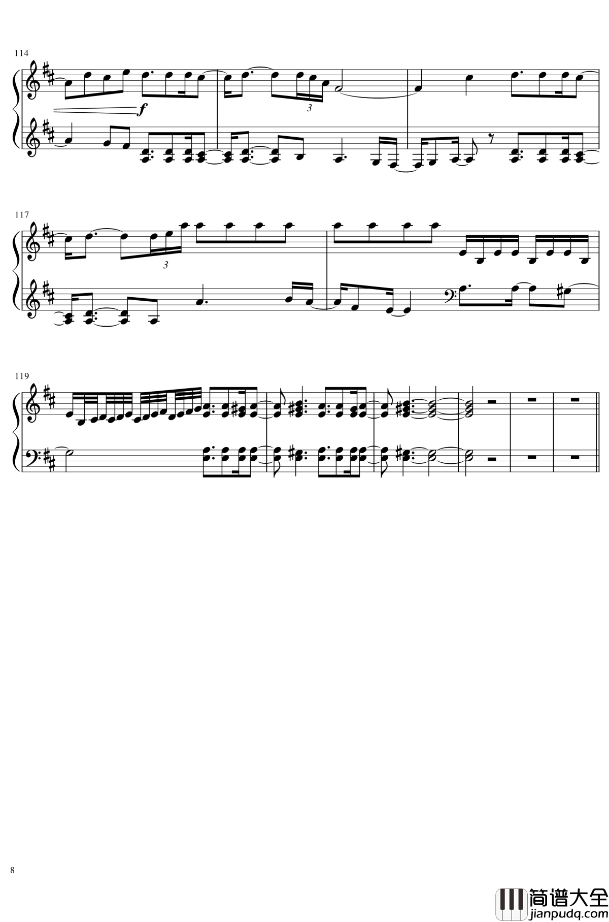 FLY_TO_THE_FUTURE钢琴谱_歌之王子殿下