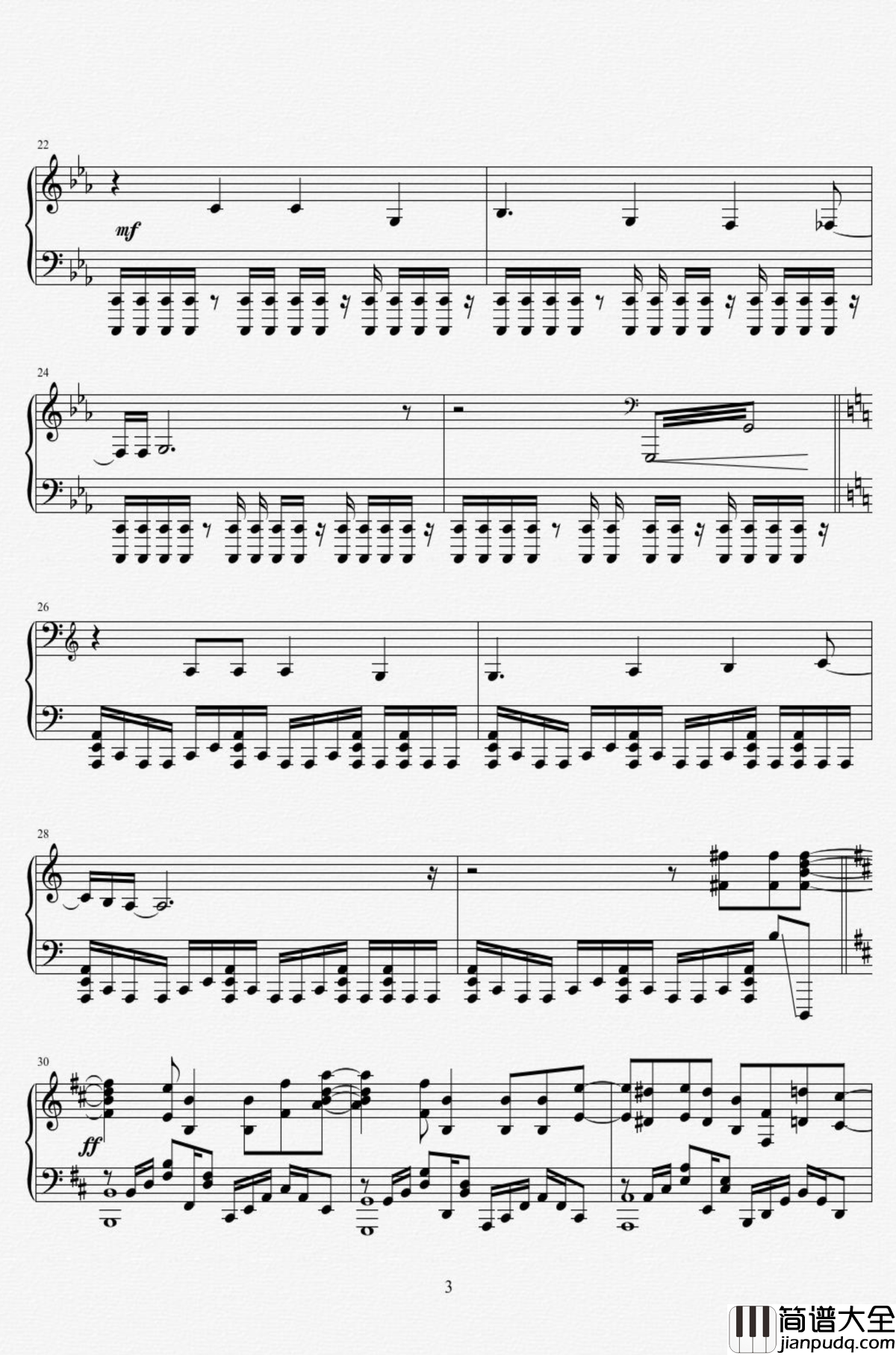 Hill_of_Sorrow钢琴谱_From_Guilty_Crown_罪恶王冠ost_泽野弘之