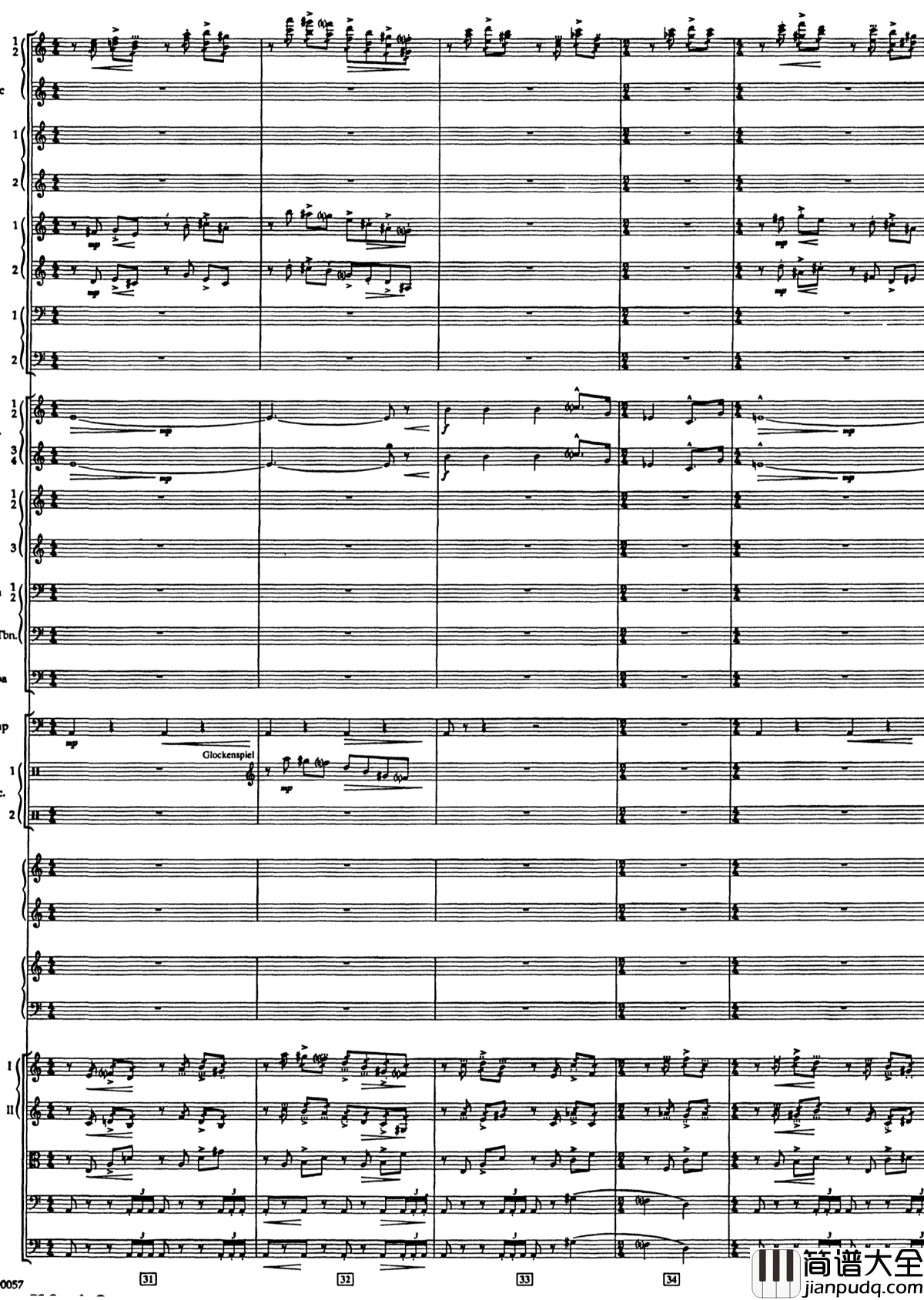 帝国进行曲总谱钢琴谱_The_Imperial_March_Full_Orchestra_John_Williams