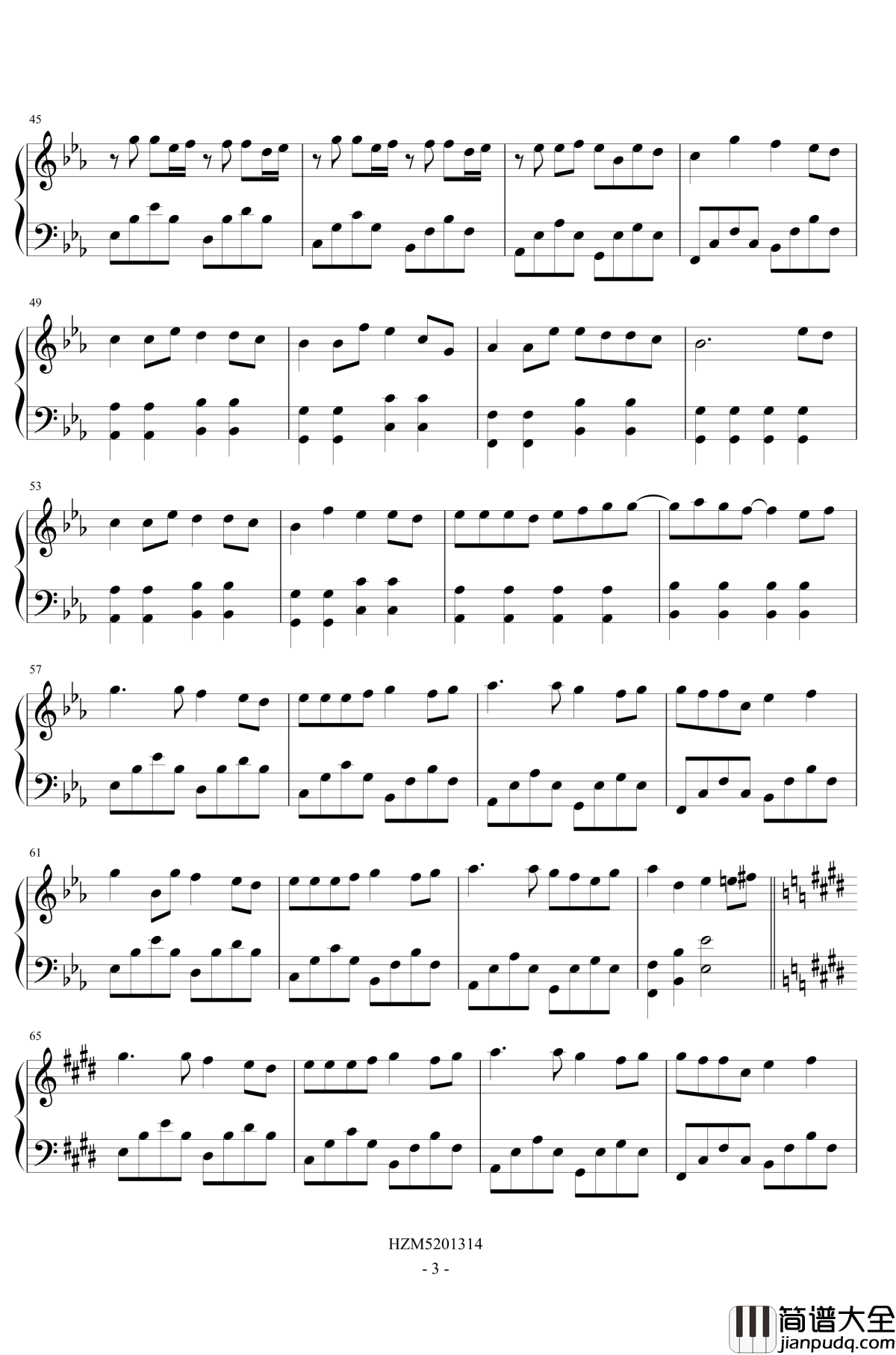 情花钢琴谱_本兮