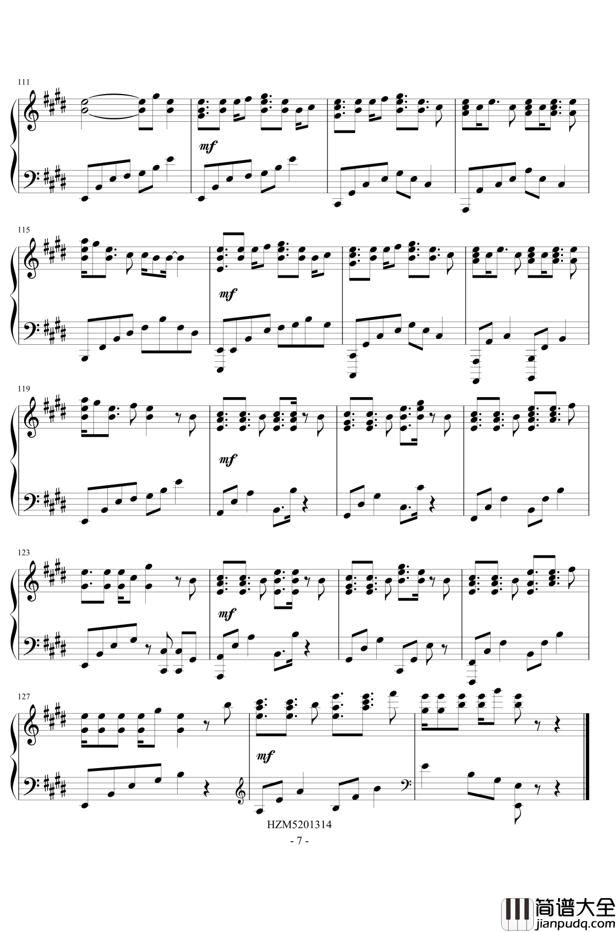 恋爱循环钢琴谱_花泽香菜