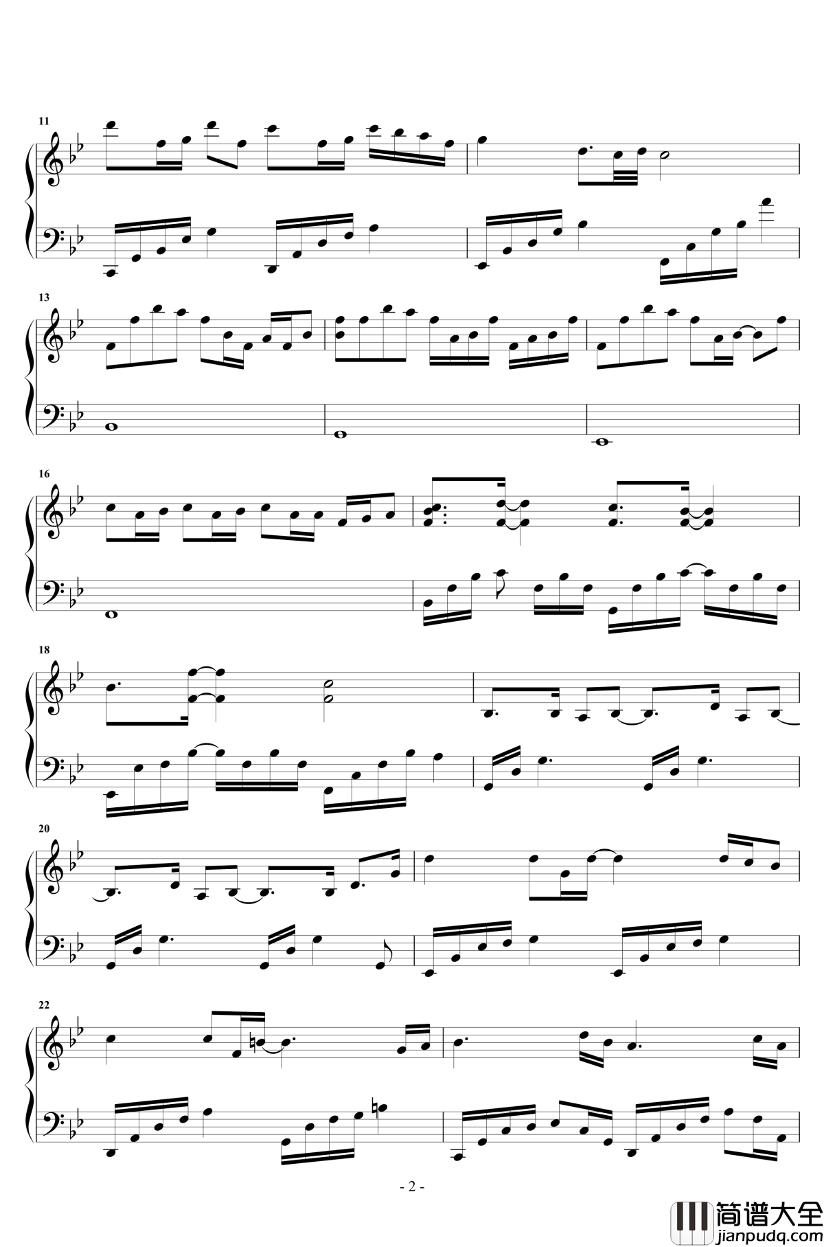 最好的朋友在身边钢琴谱_爱情公寓主题曲