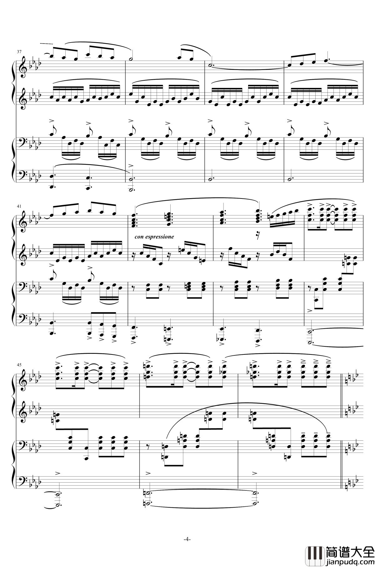 OST_APOCALYPSIS_NOCTIS_钢琴谱_Piano_duet_最终幻想XV