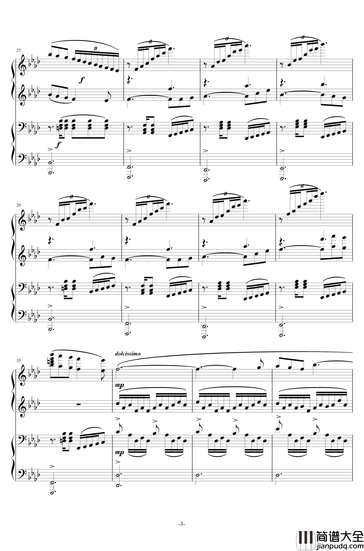 OST_APOCALYPSIS_NOCTIS_钢琴谱_Piano_duet_最终幻想XV