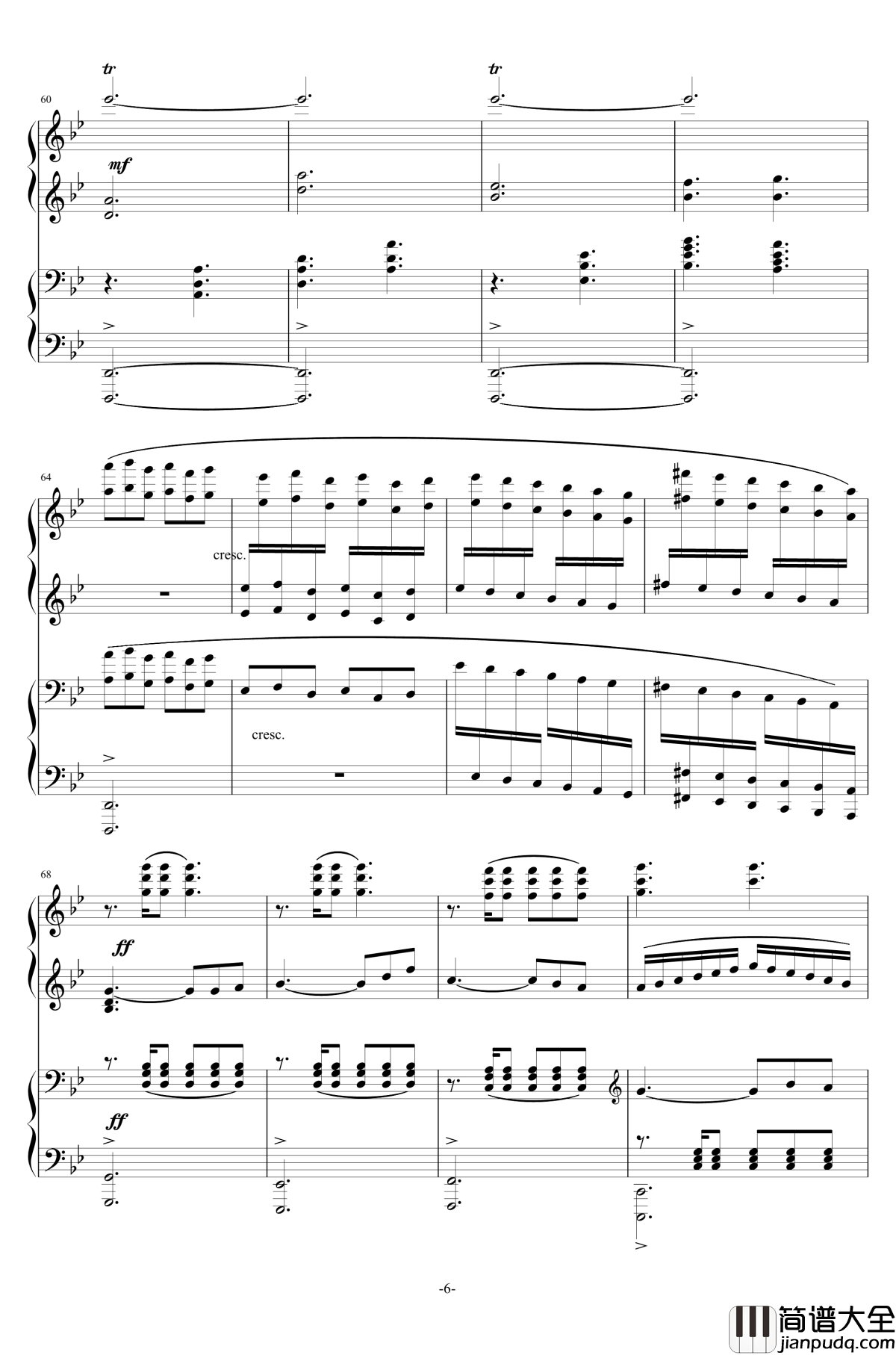 OST_APOCALYPSIS_NOCTIS_钢琴谱_Piano_duet_最终幻想XV