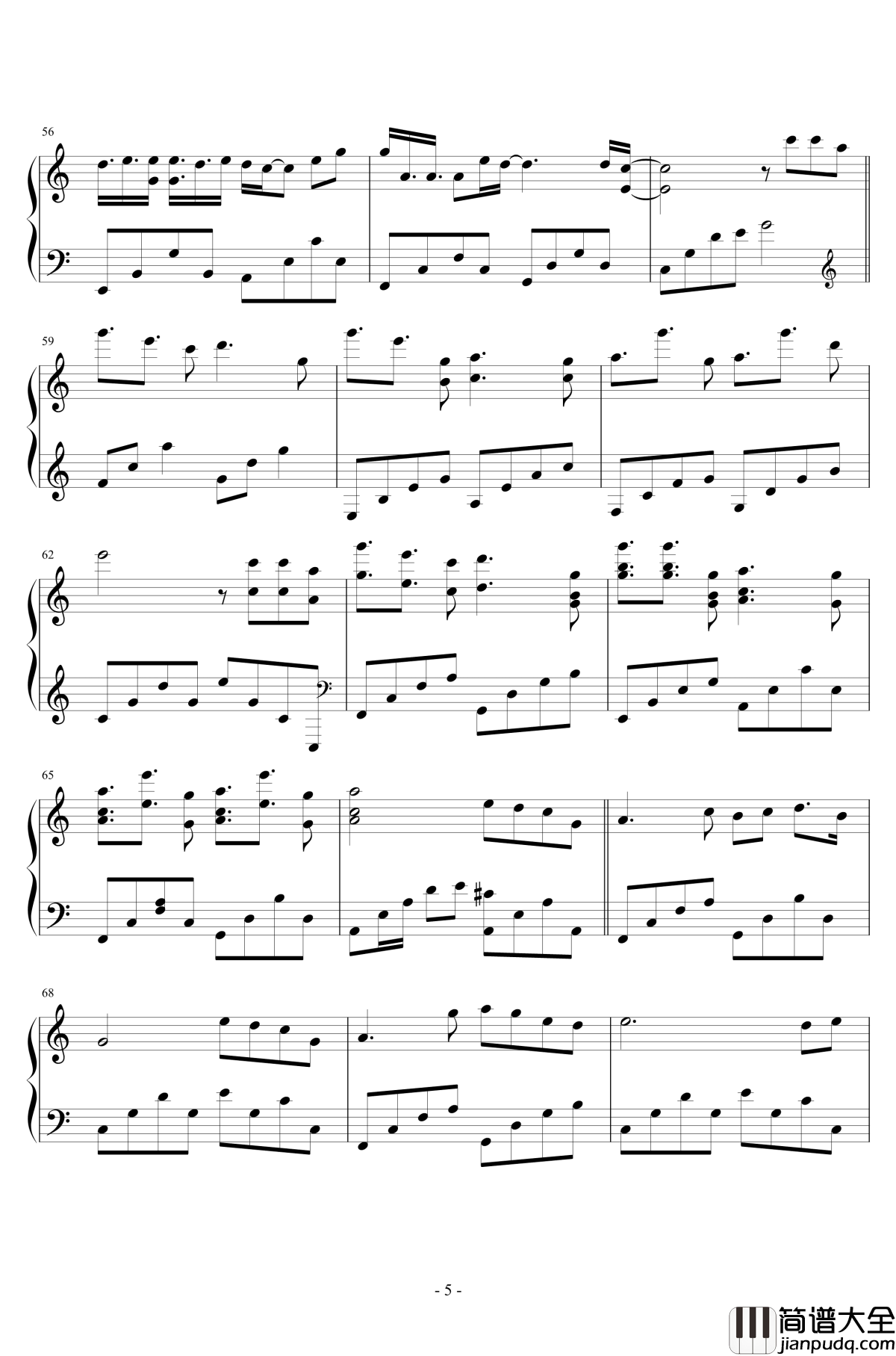 17首抖音串烧钢琴谱_抖音